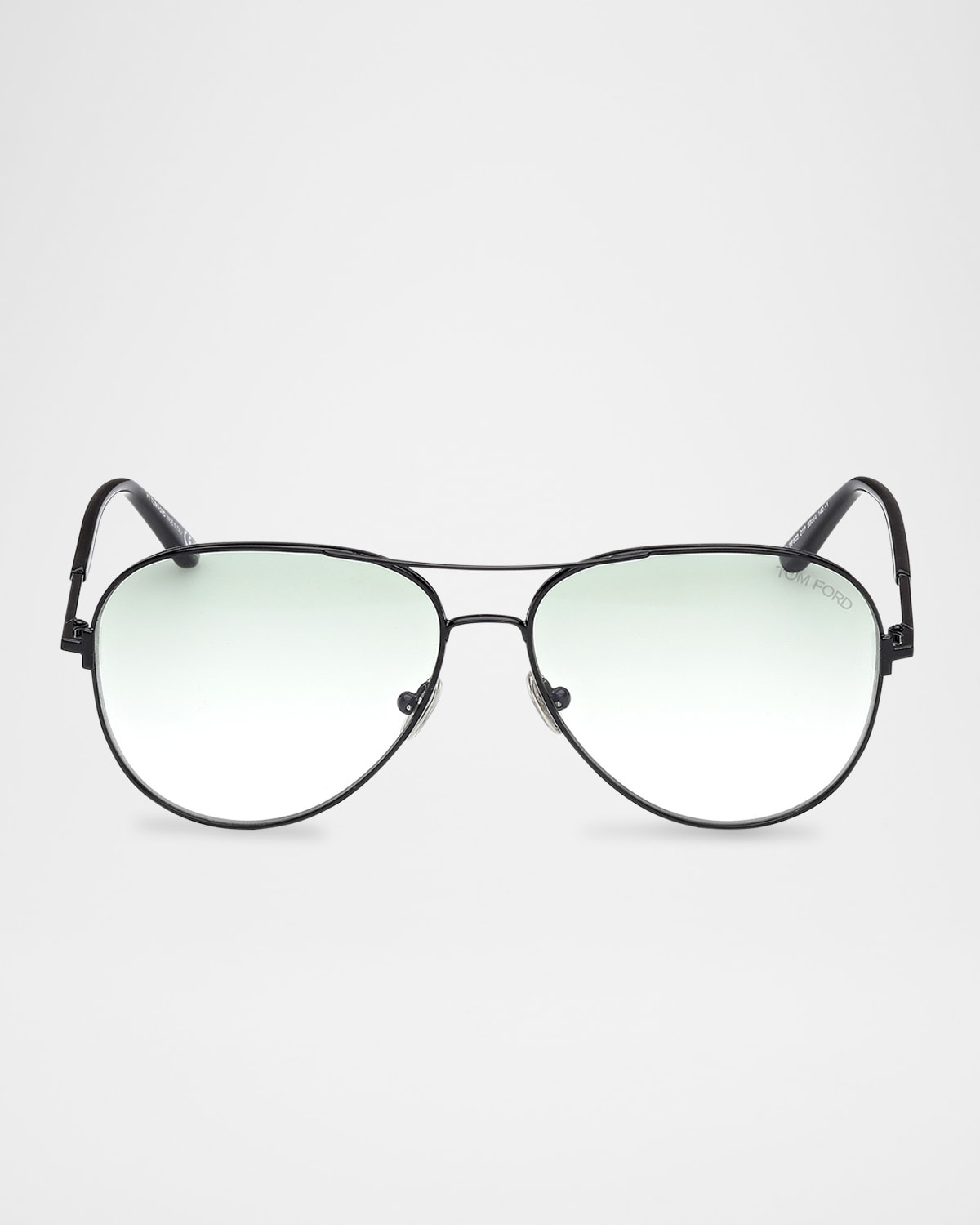 Tom Ford Clark Metal Aviator Sunglasses