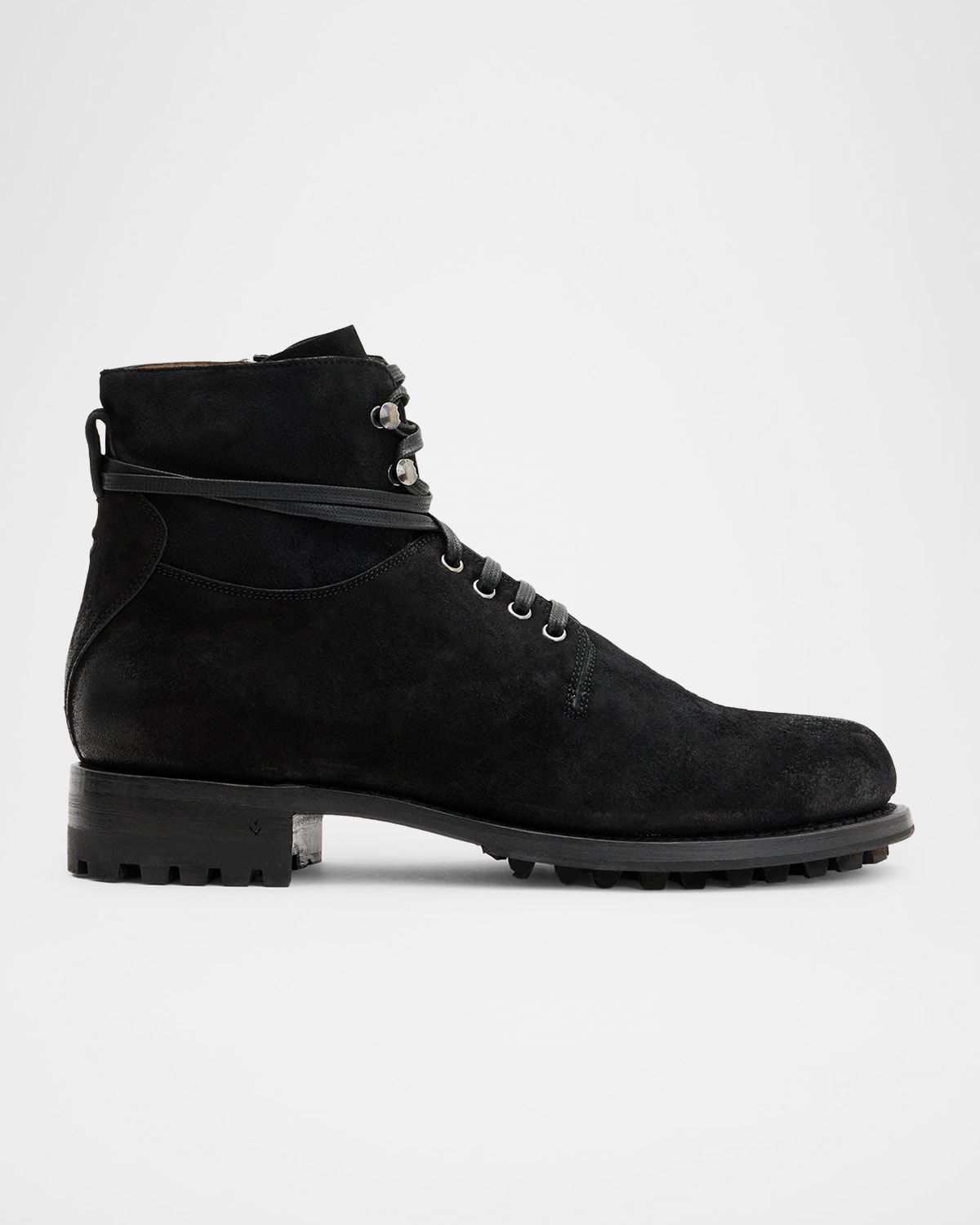Men's Moto Suede Work Boots