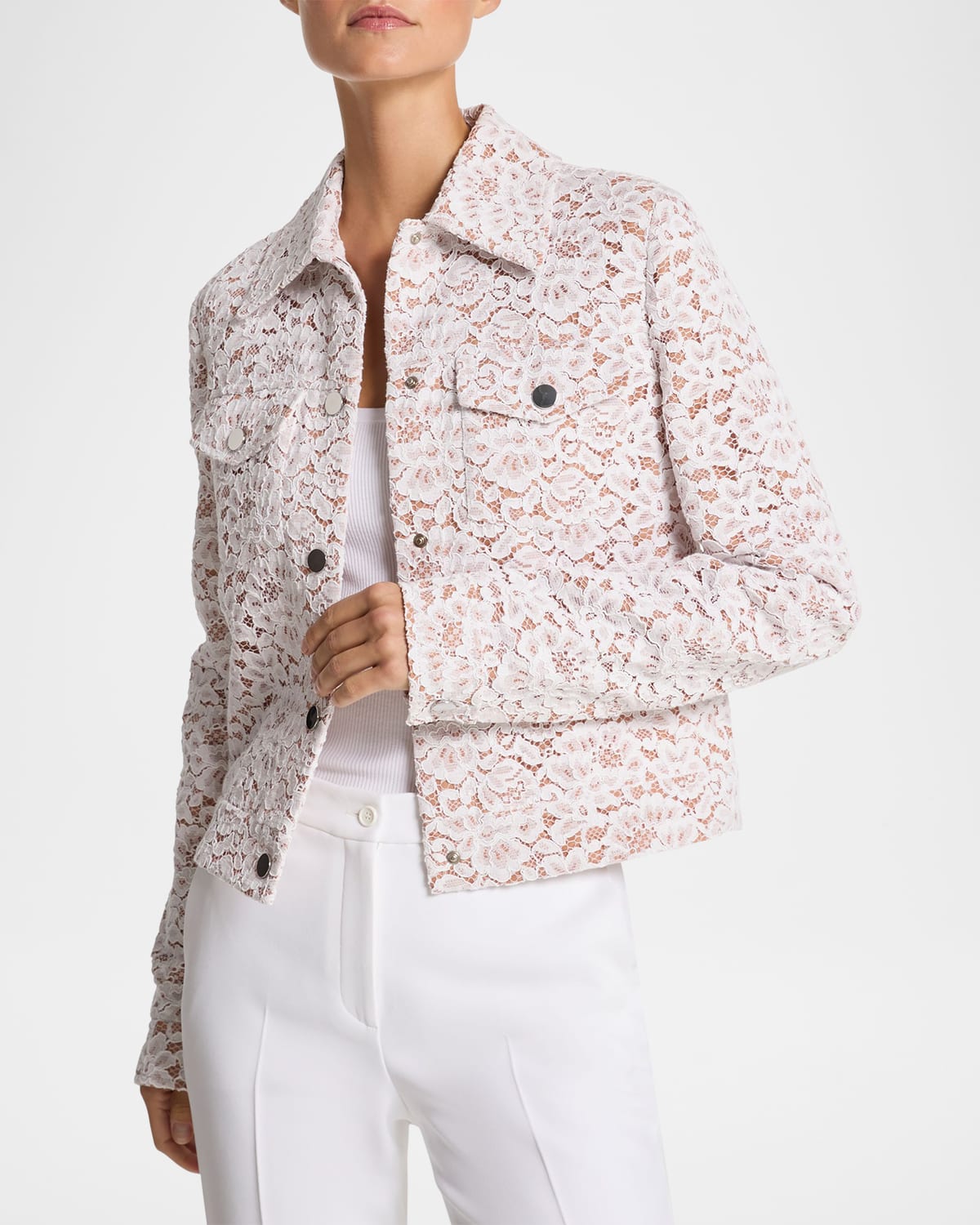 Lace Jean Jacket