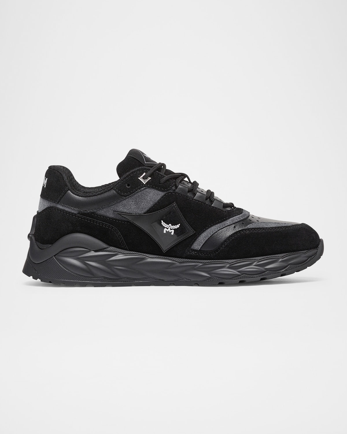 Men's Skywander Leather and Suede Sneakers