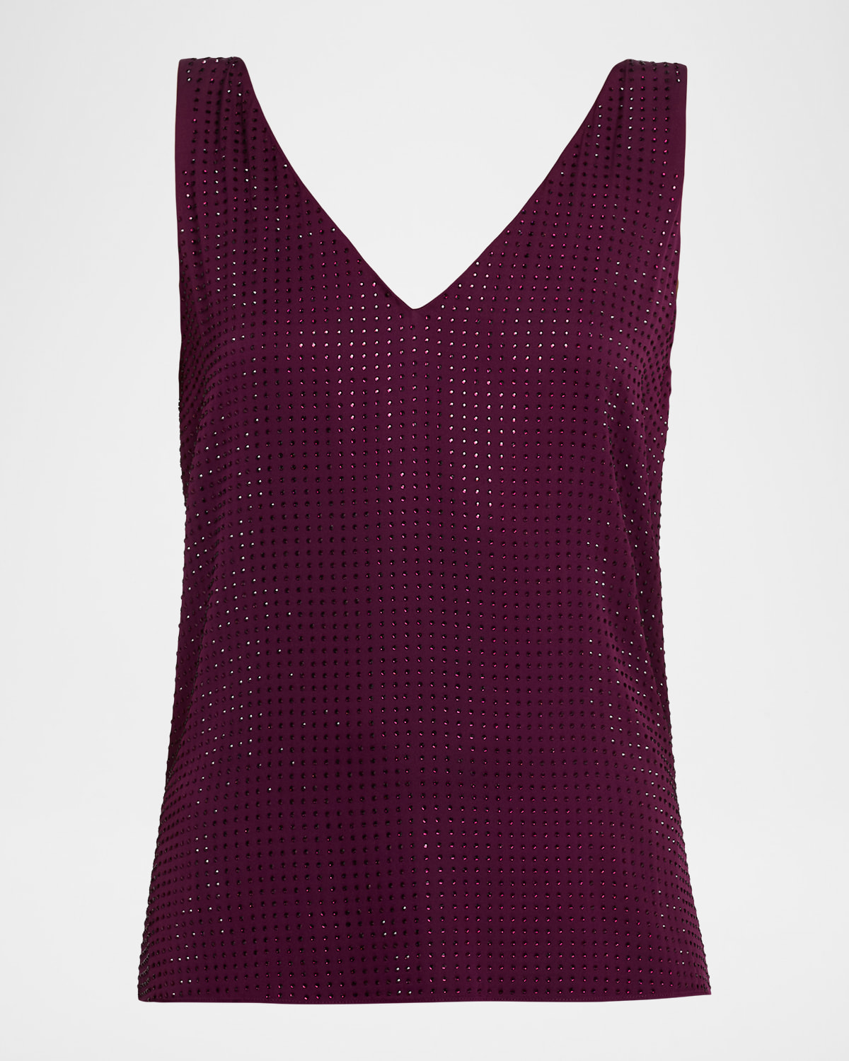 Ungaro Sleeveless Rhinestone Blouse