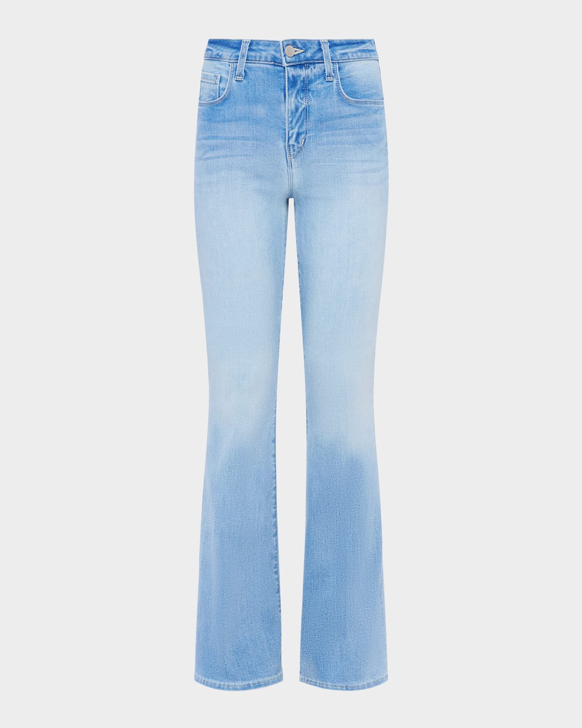 Shop L Agence Marty High-rise Flare Jeans In Dorian