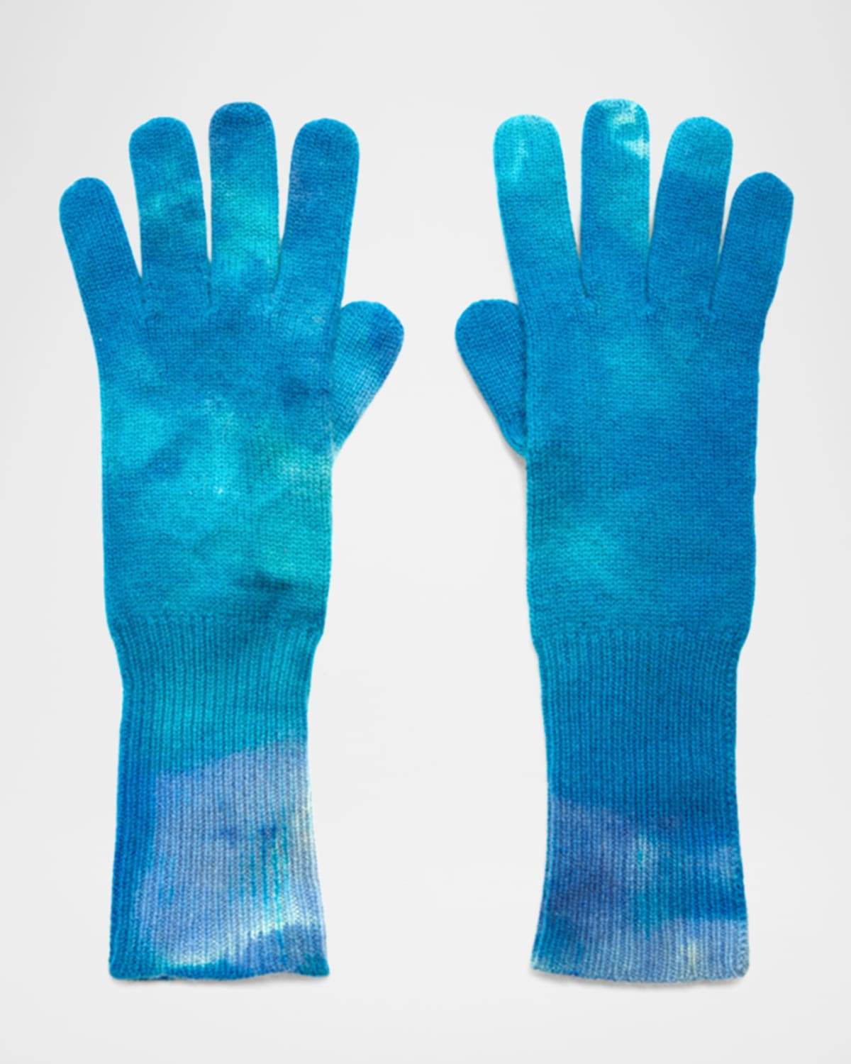 The Courchevel Cashmere-Blend Ice Dyed Gloves