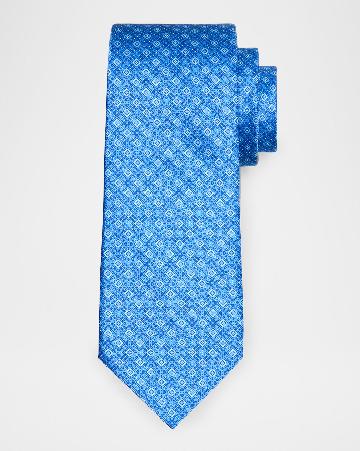 Men's Geometric Silk Tie