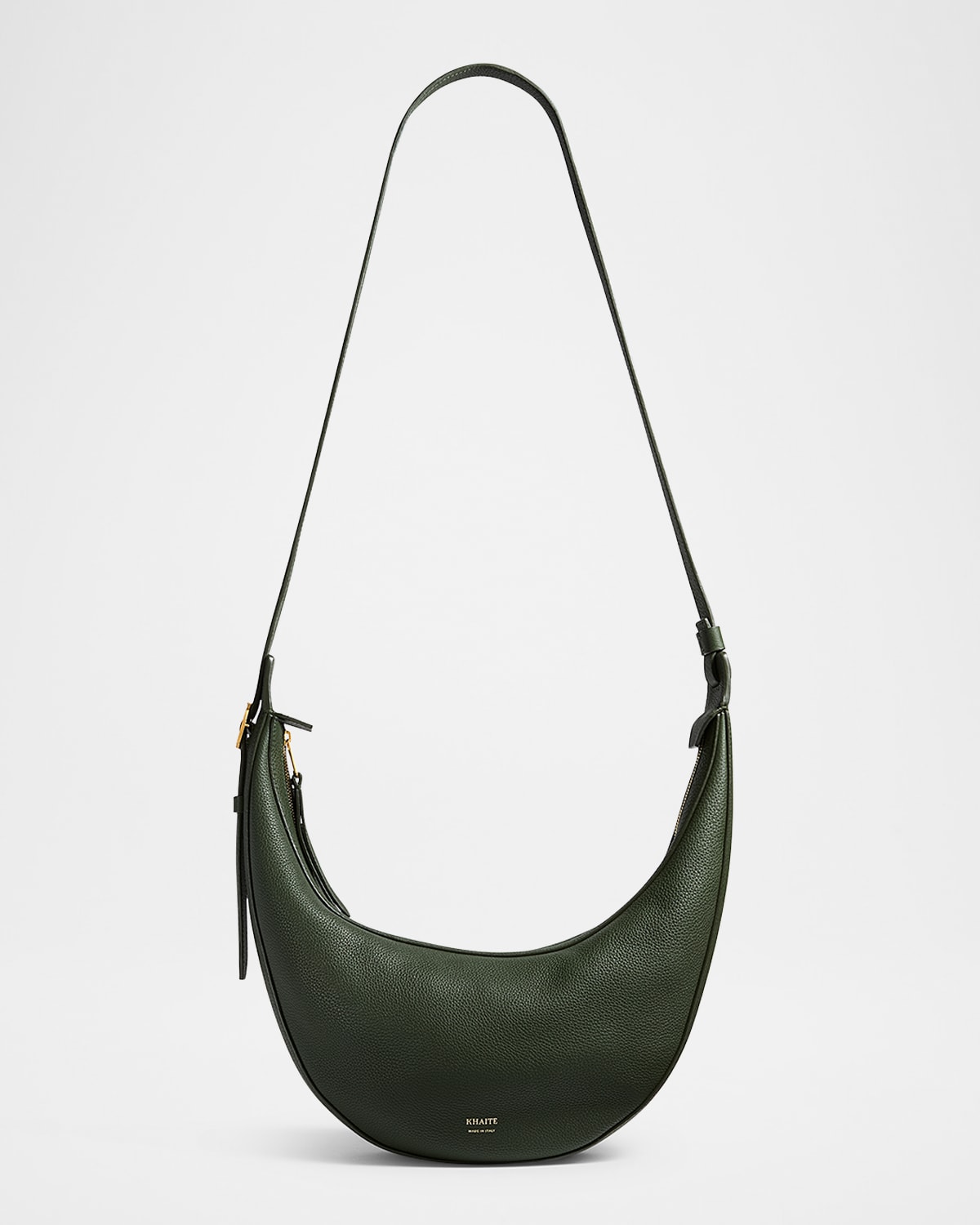 Khaite Augustina Small Zip Calfskin Crossbody Bag