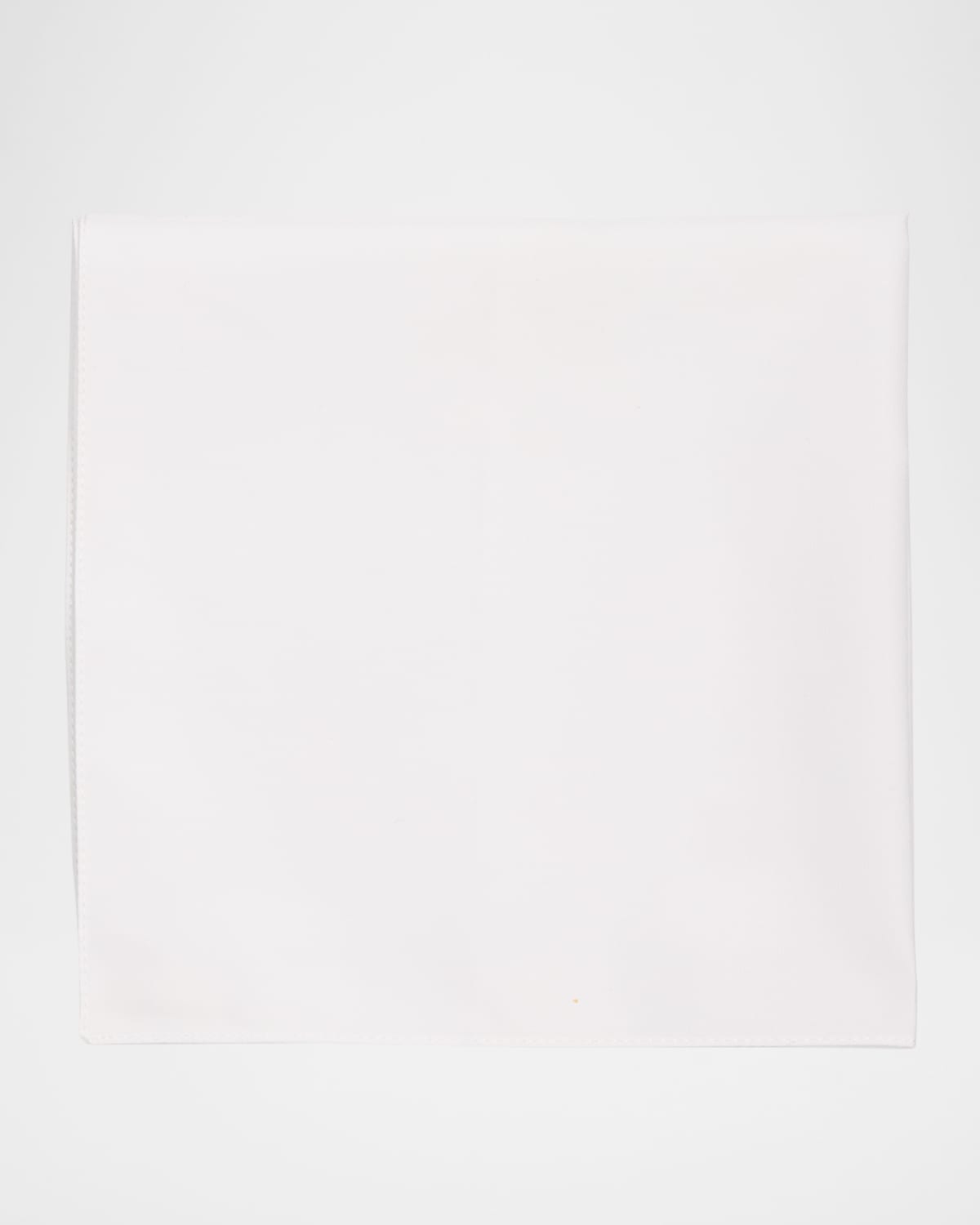 Brunello Cucinelli Men's Solid Cotton Evening Pocket Square