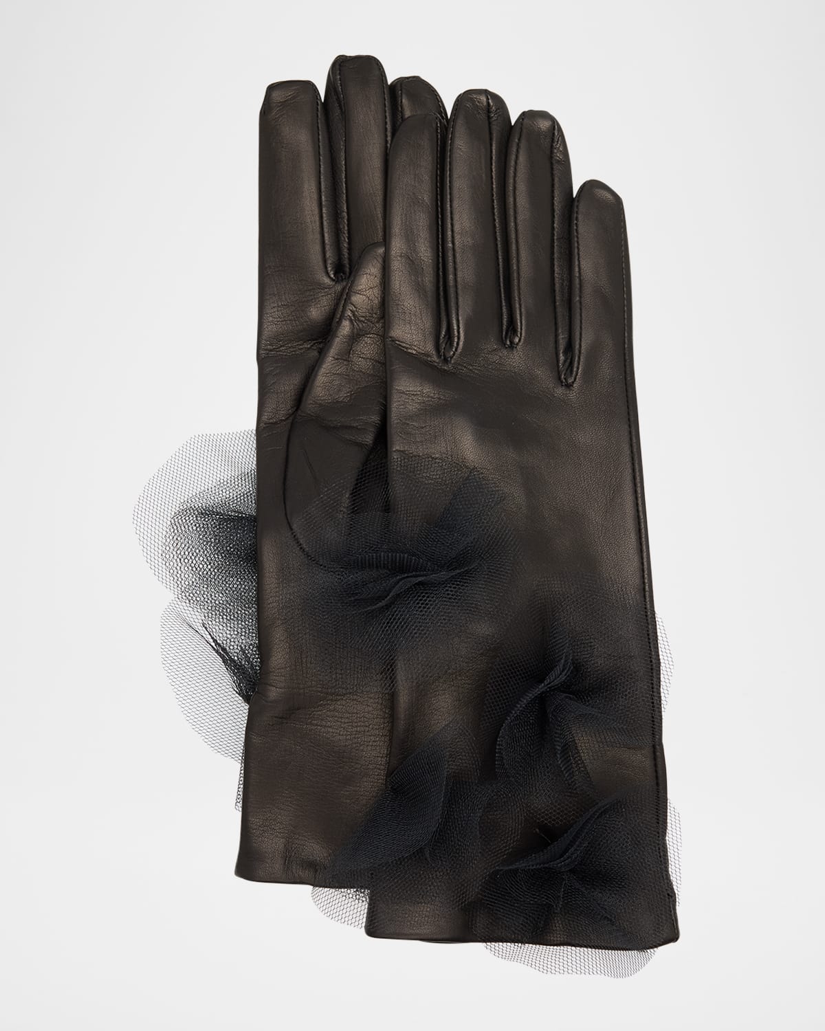 Issy Flower Leather Gloves