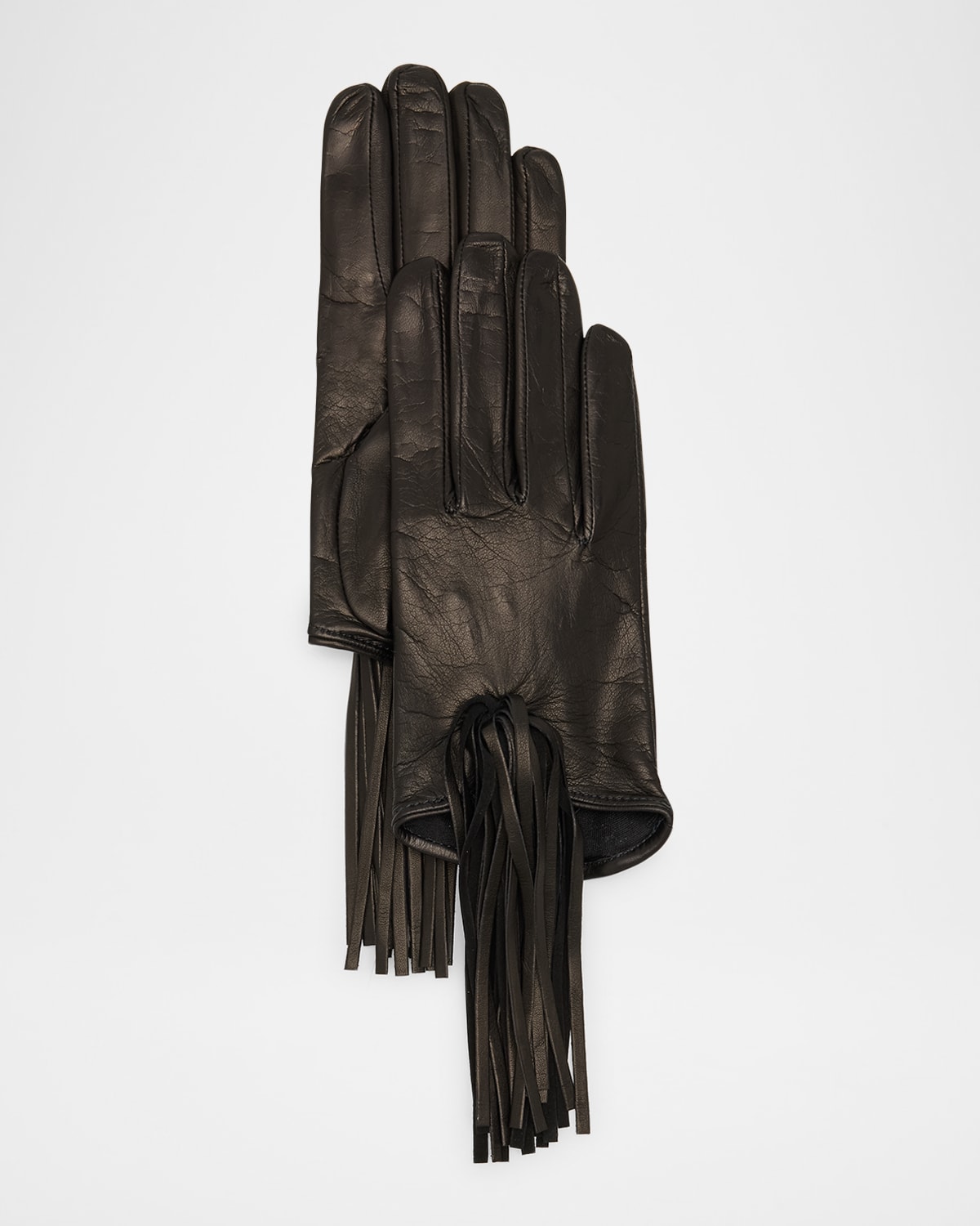 Paula Rowan Rhona Leather Gloves In Black