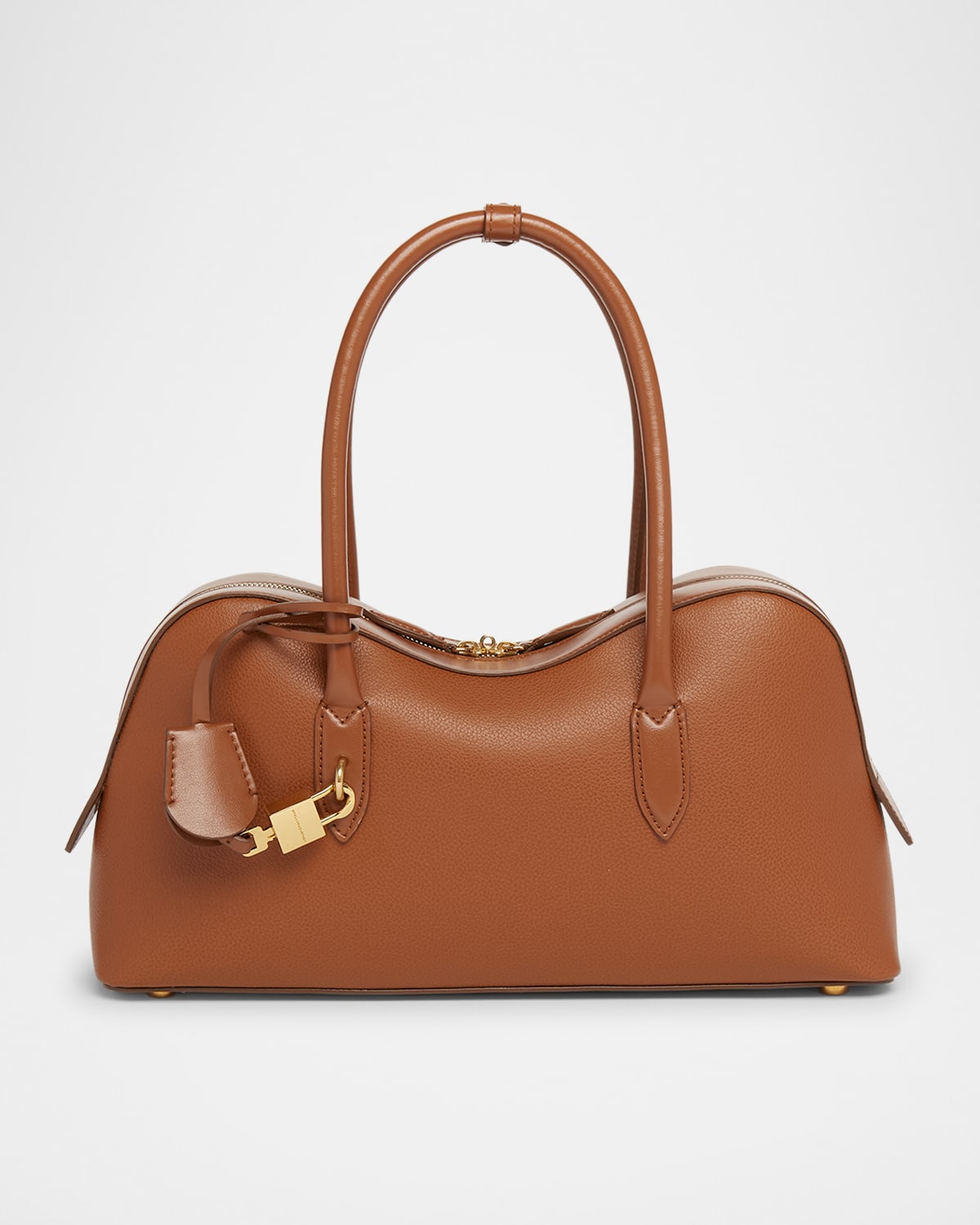 Shop Stella Mccartney Ryder Large Shoulder Bag In Brandy