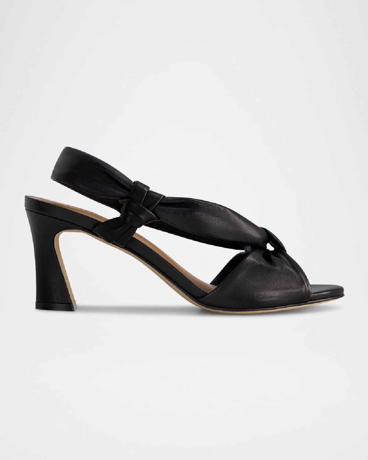 BERNARDO NOVAH SOFT LEATHER SLINGBACK SANDALS 