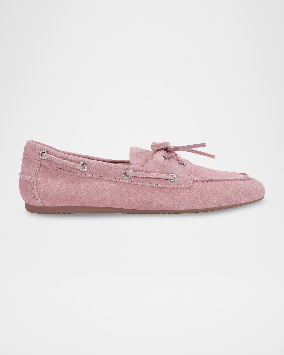 Uleena Suede Moccasin Boat Loafers