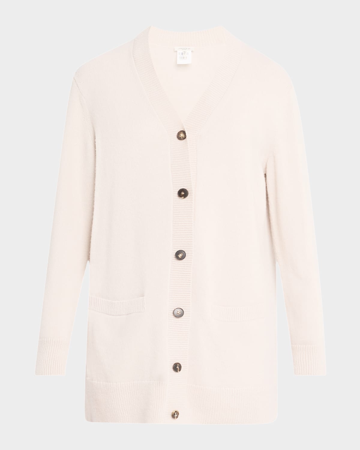 Button-Down Wool-Cashmere Cardigan