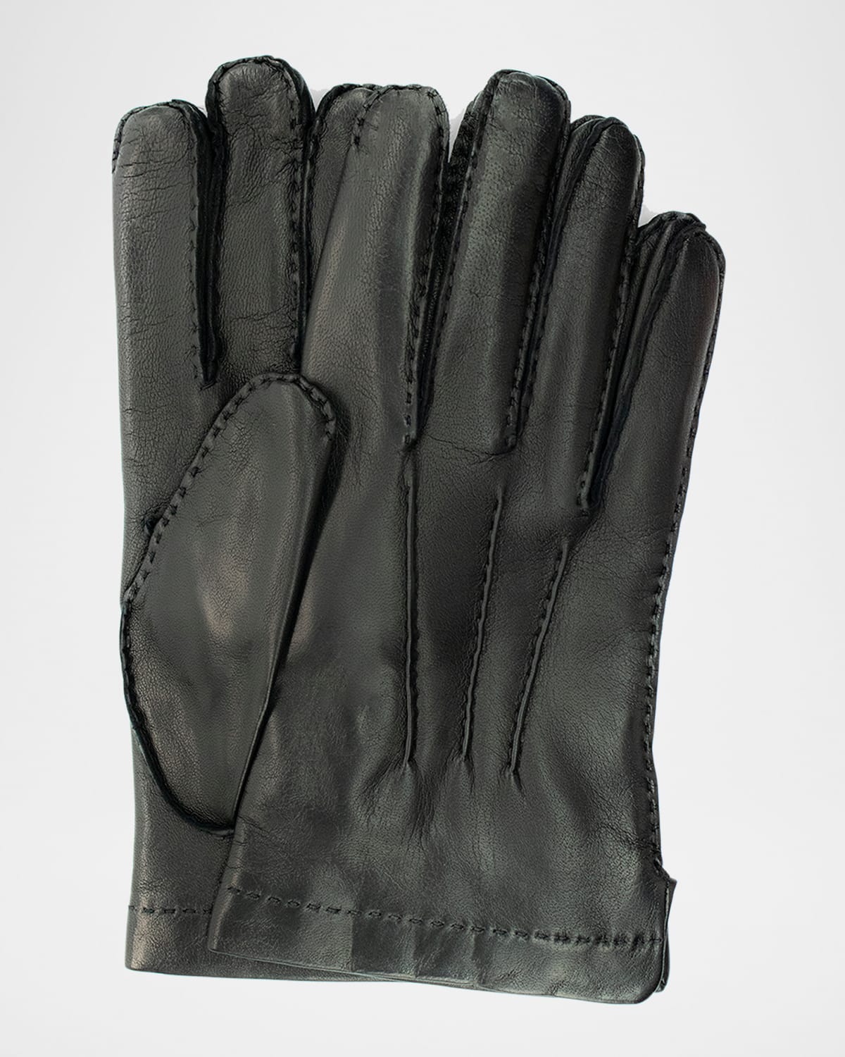 Men's Cashmere-Lined Handsewn Leather Gloves