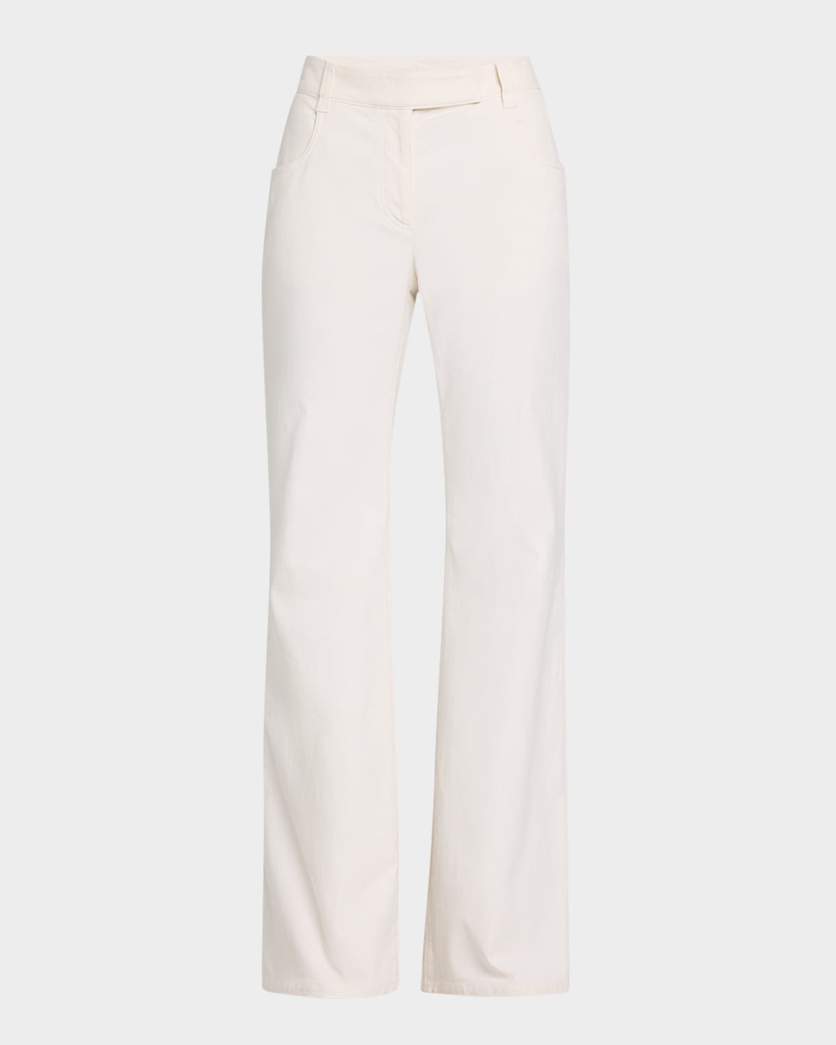 Mid-Rise Stretch Flare Jeans