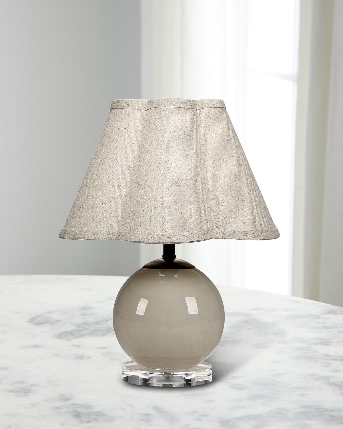 Jamie Young Dottie Table Lamp In Taupe