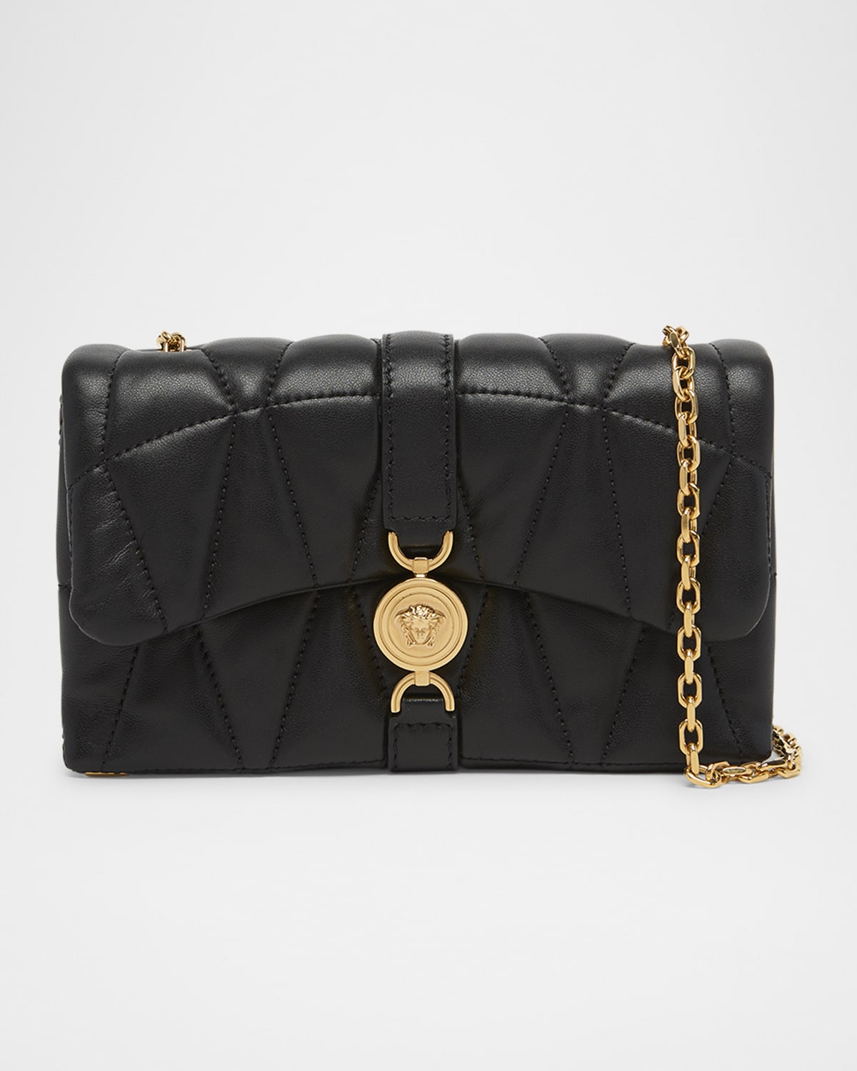 Versace Mini Quilted Kleio Leather Crossbody Bag