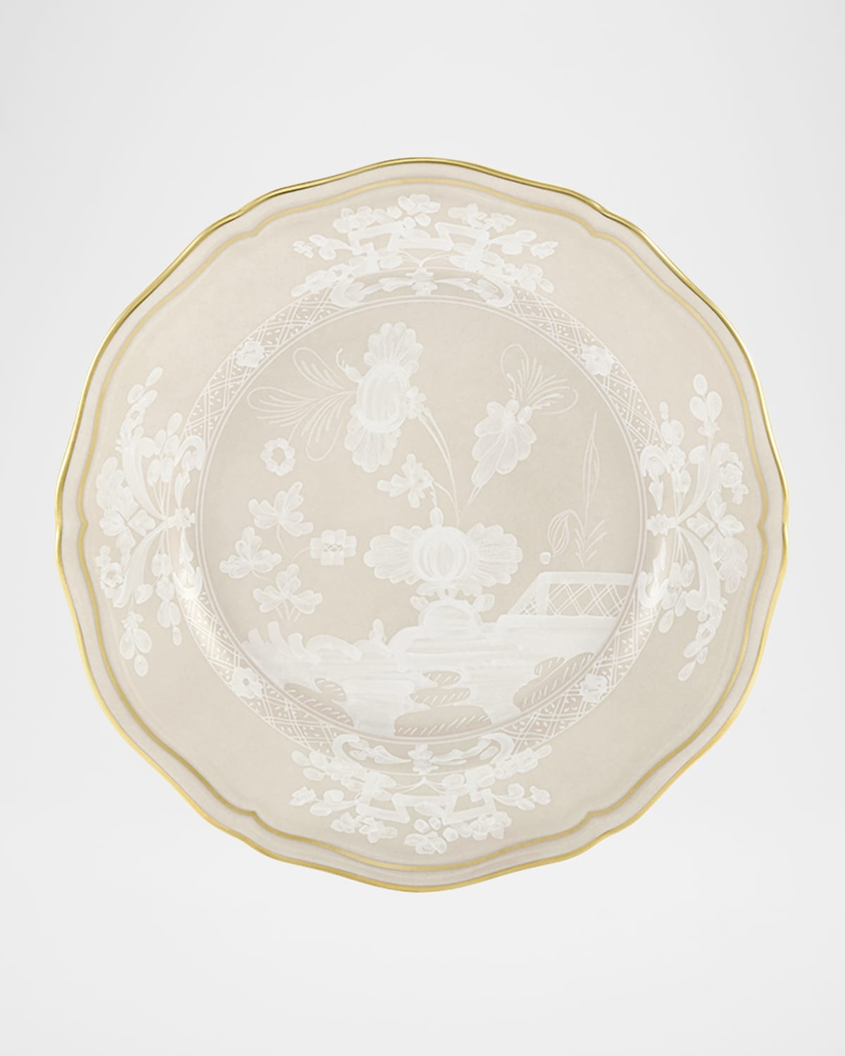 Ginori 1735 Oriente Italiano Meringa Bread And Butter Plate In Oi Meringa