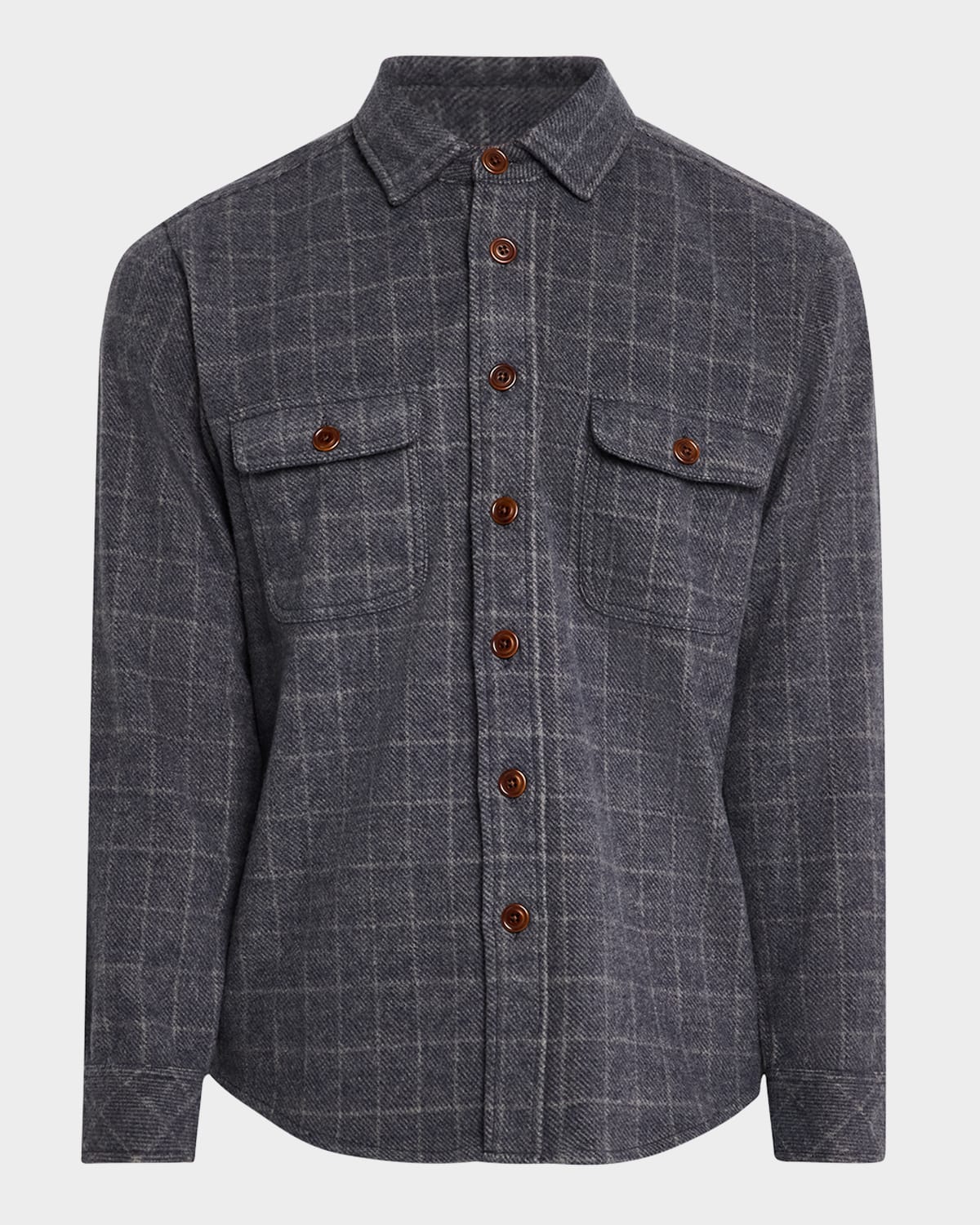 Men's Alder Check Flannel Button-Down Shirt