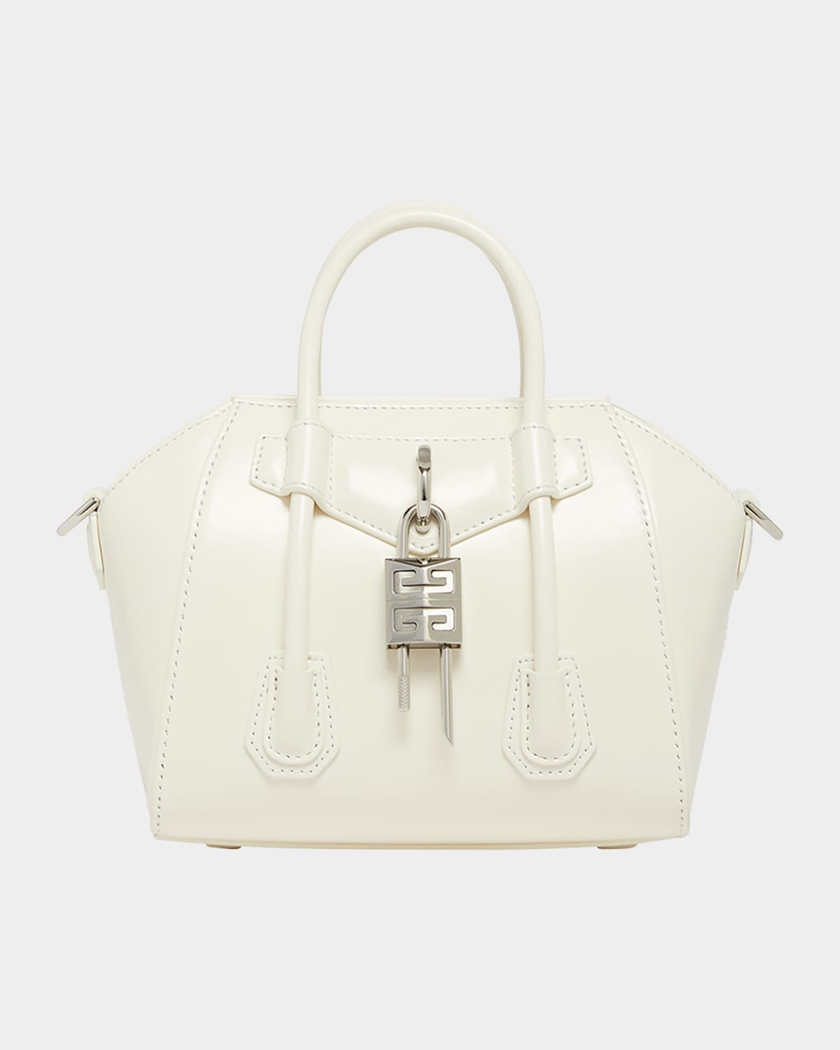 Antigona Lock Toy Top-Handle Bag in Leather