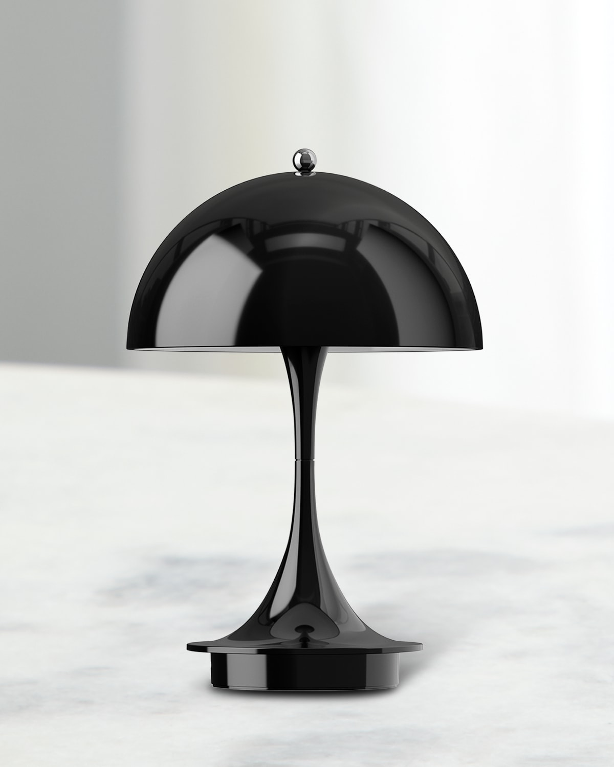 Louis Poulsen Panthella Portable Acrylic Table Lamp In Black