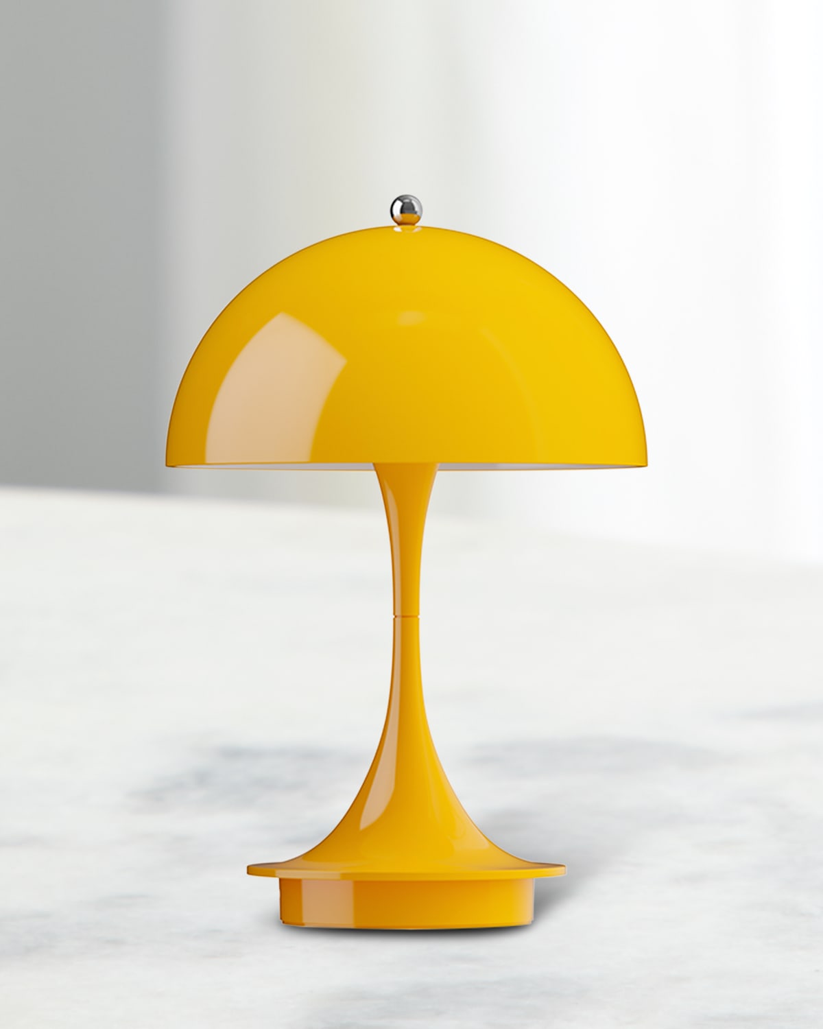 Louis Poulsen Panthella Portable Acrylic Table Lamp In Opal White