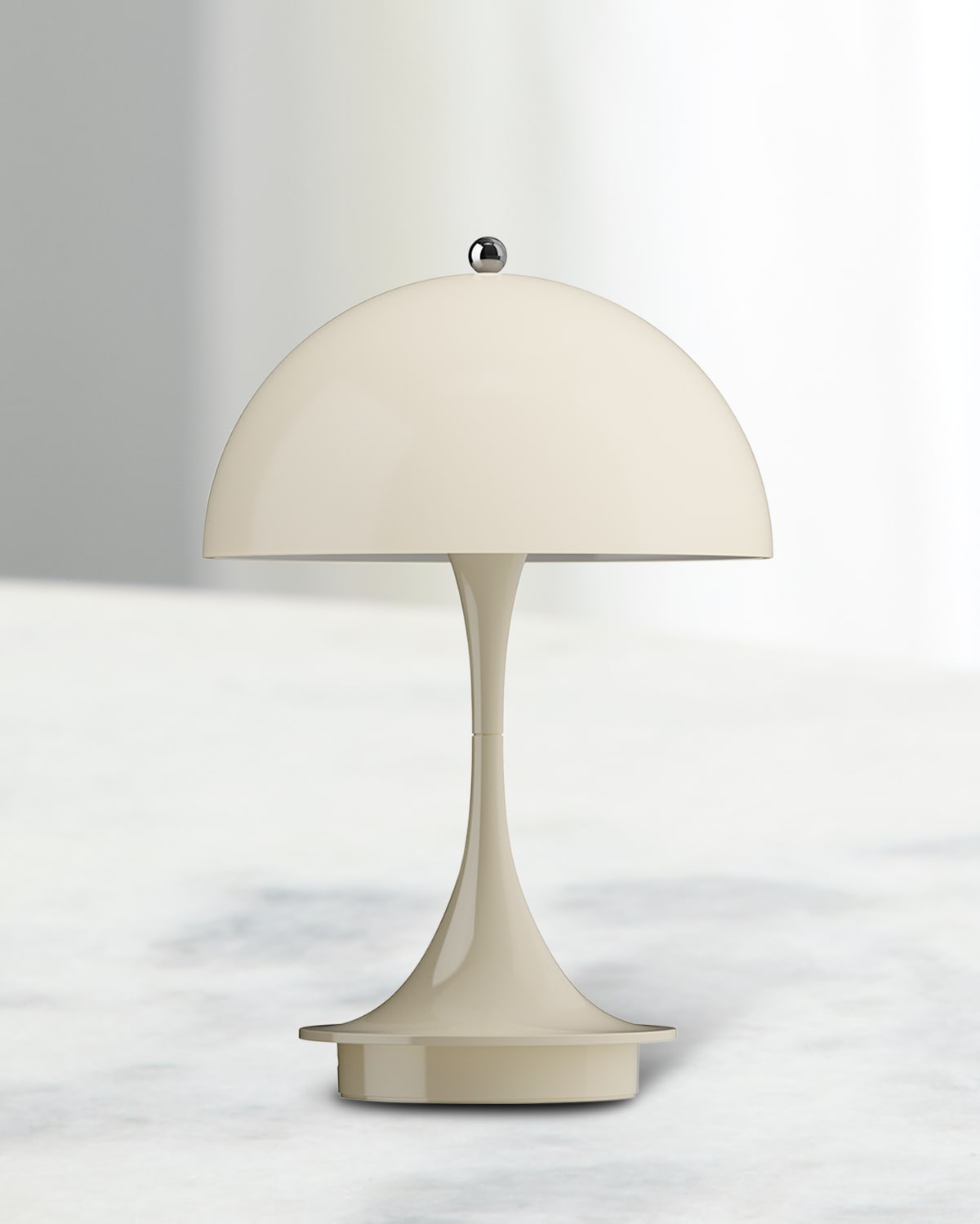 Louis Poulsen Panthella Portable Acrylic Table Lamp In Opal Beige