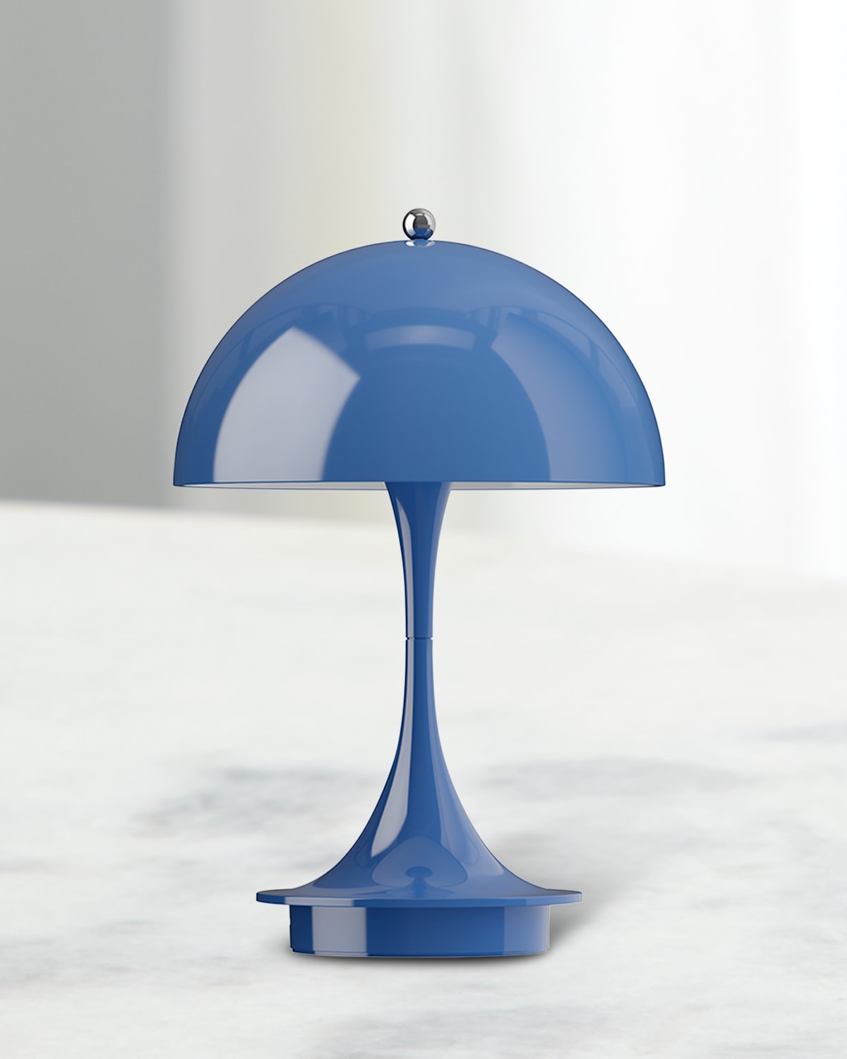 Louis Poulsen Panthella Portable Acrylic Table Lamp In Indigo