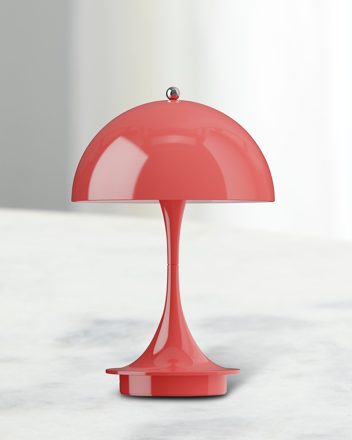 Louis Poulsen Panthella 160 Led Portable Lamp In Coral