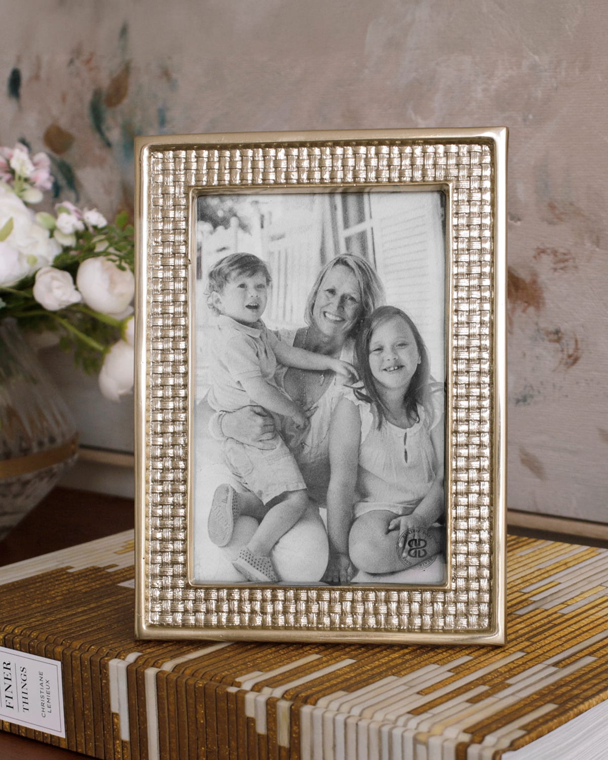 Beatriz Ball Giftables Sierra Modern Tiffany Picture Frame, 4" X 6" In Gold