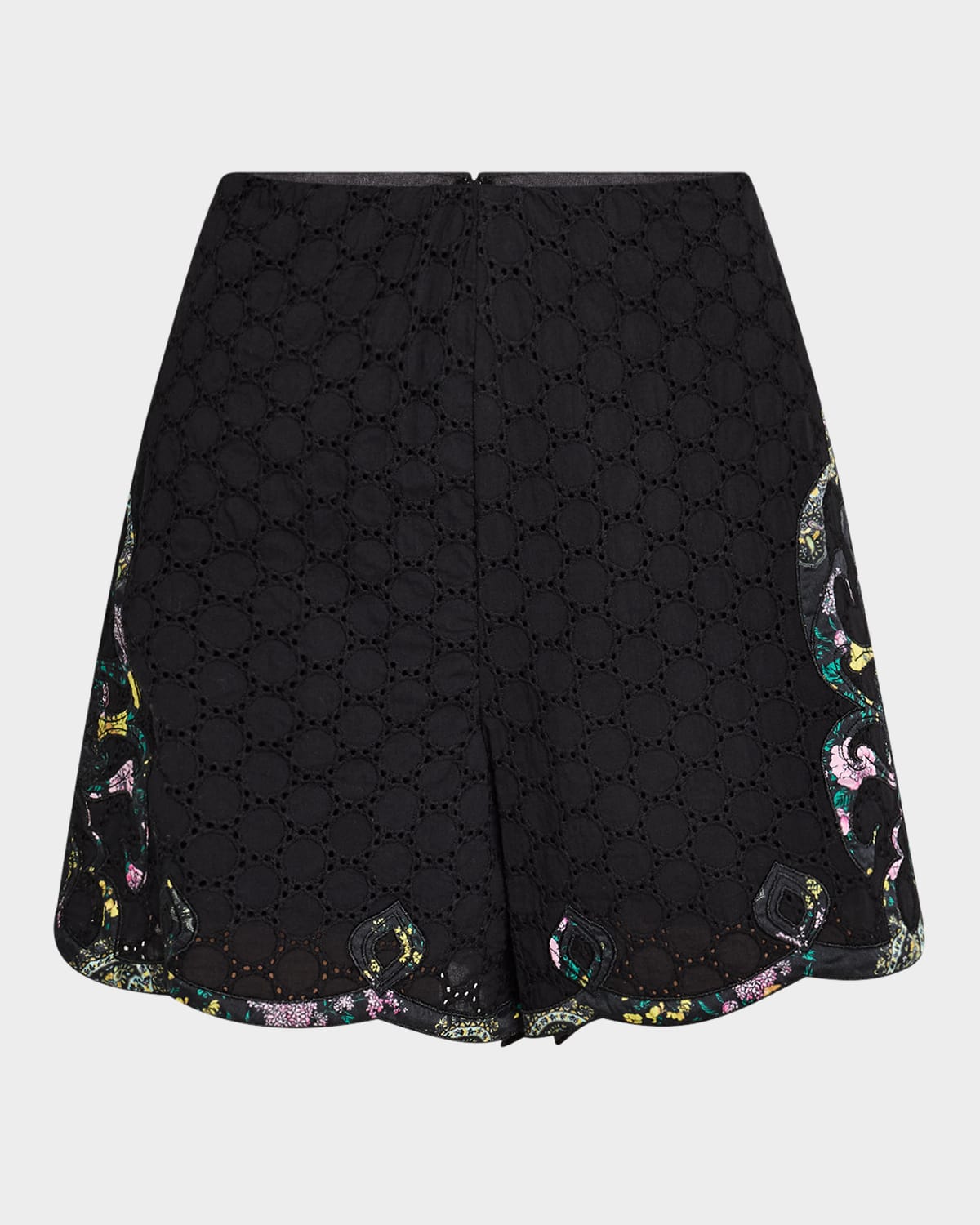Kimberly Scalloped Eyelet Shorts