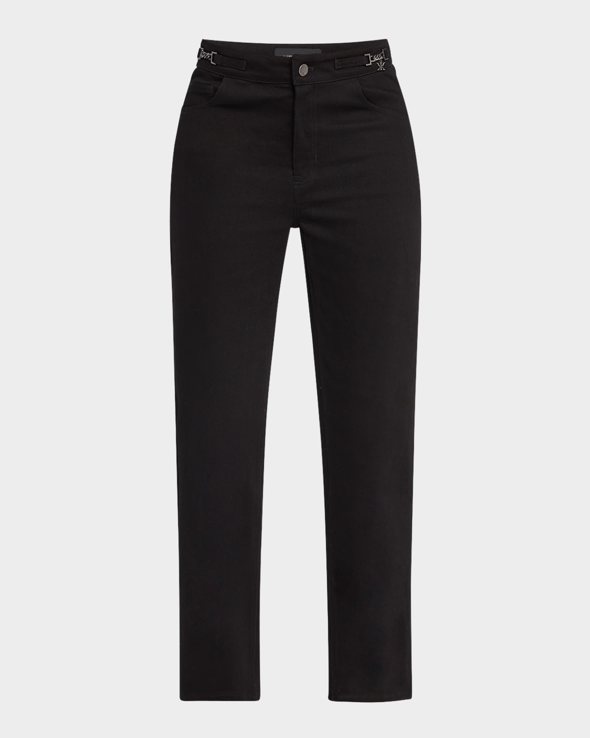 June Cropped Chain-Embellished Pants