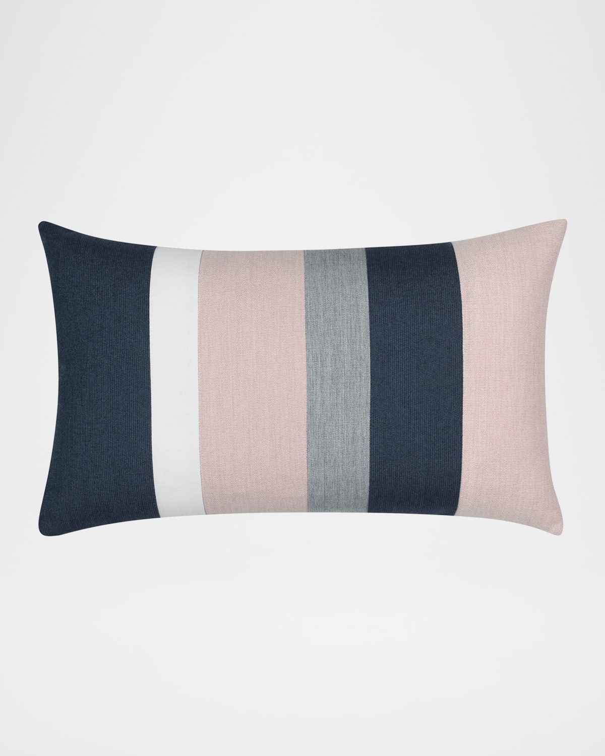 Elaine Smith Rose Quartz Multi Panelled Indoor & Outdoor Woven Accent Pillow