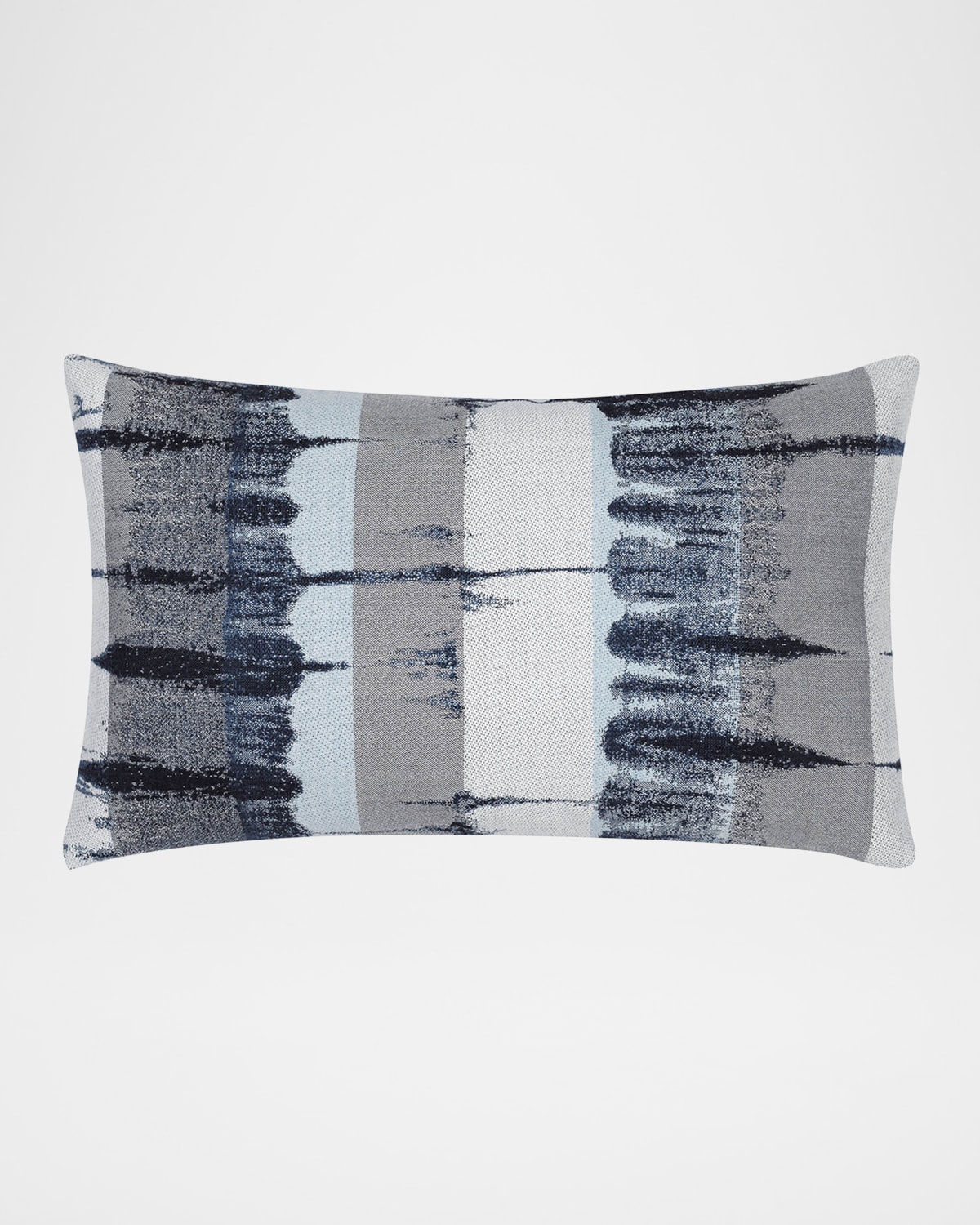 Elaine Smith Shibori Indoor/outdoor Lumbar Pillow, 12" X 20"