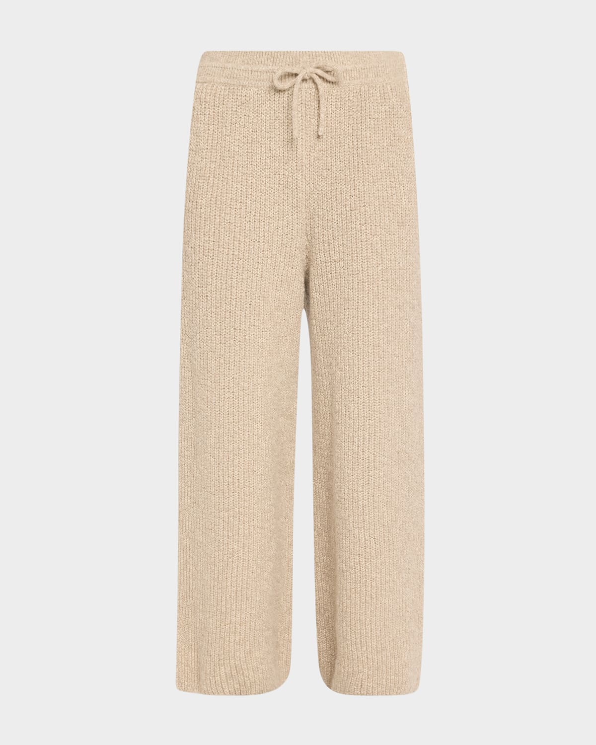 Loro Piana Valduggia Drawstring Cashmere Gg 5 Pants In Garden Sand
