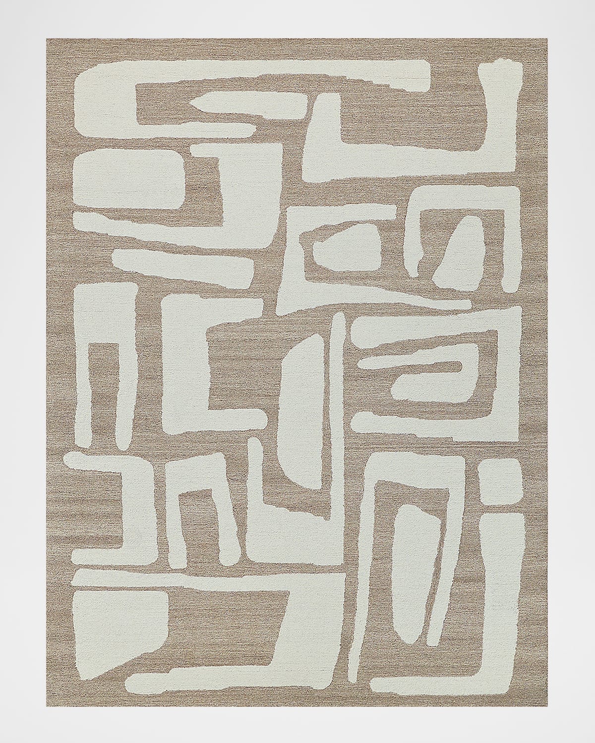 Exquisite Rugs Carmel Hand-tufted Rug In Camel. Ivory