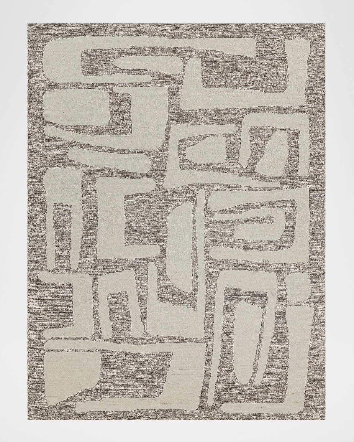 Exquisite Rugs Carmel Hand-tufted Rug In Beige/ivory
