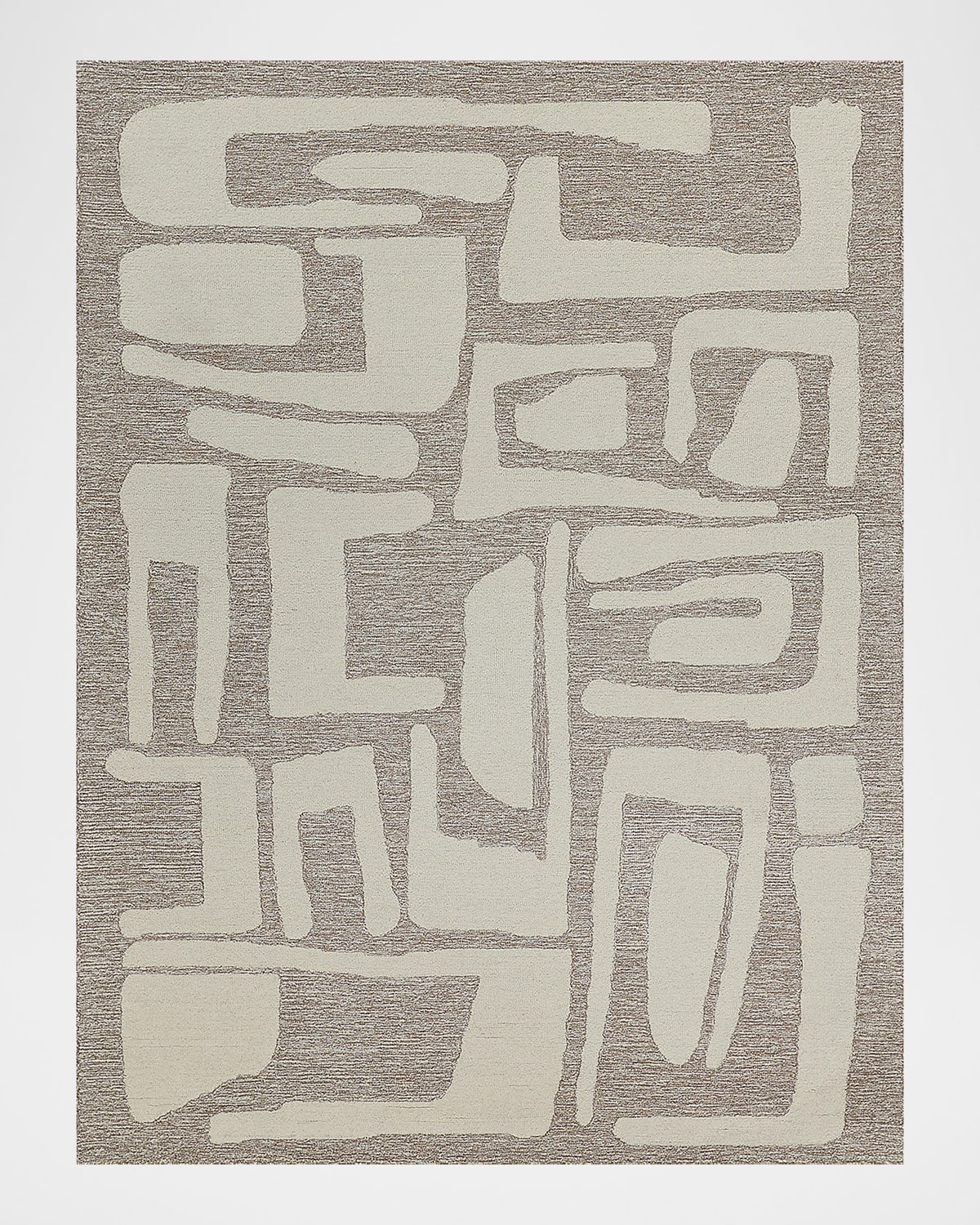 Exquisite Rugs Carmel Hand-tufted Rug In Beige/ivory