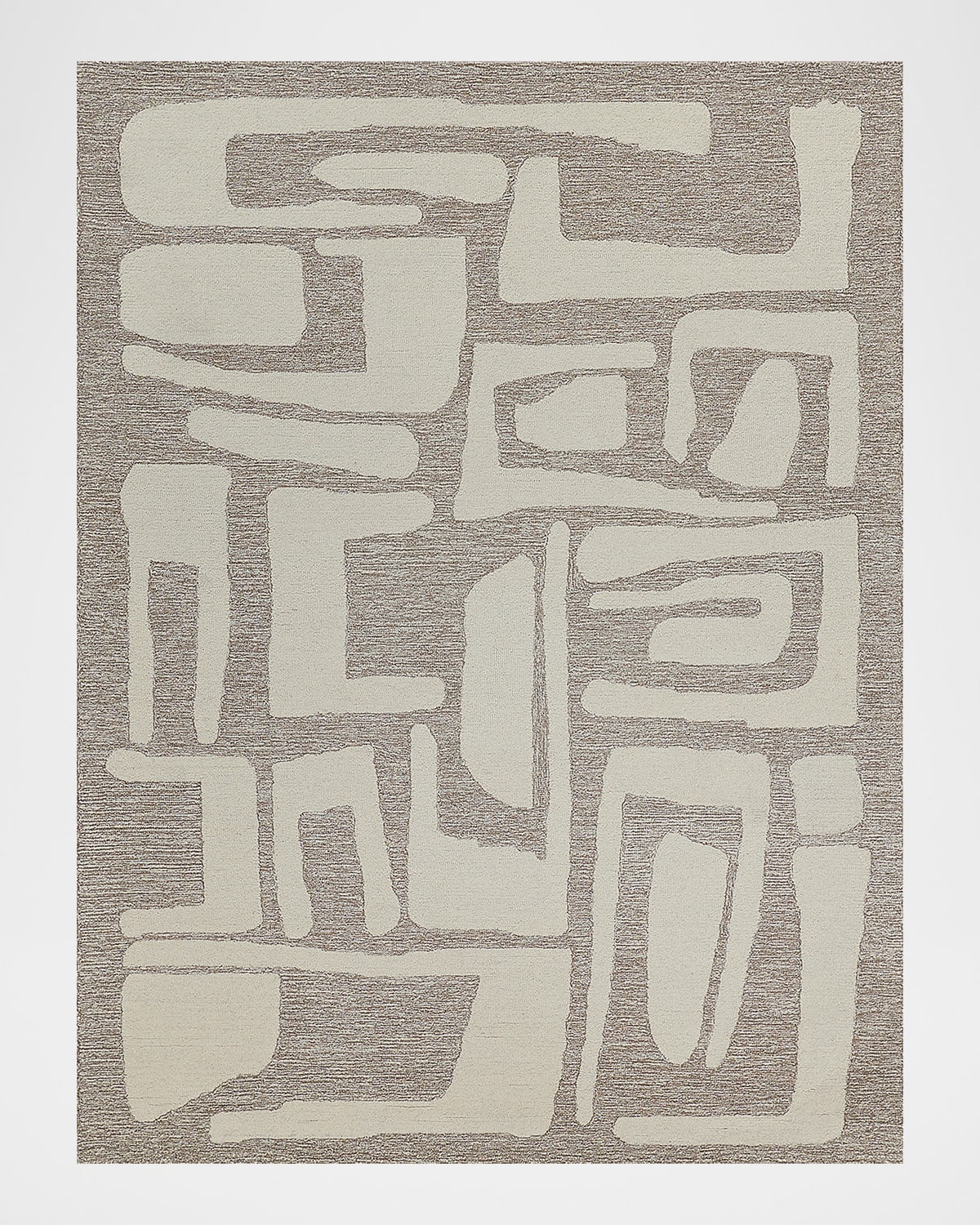 Exquisite Rugs Carmel Hand-tufted Rug In Beige/ivory