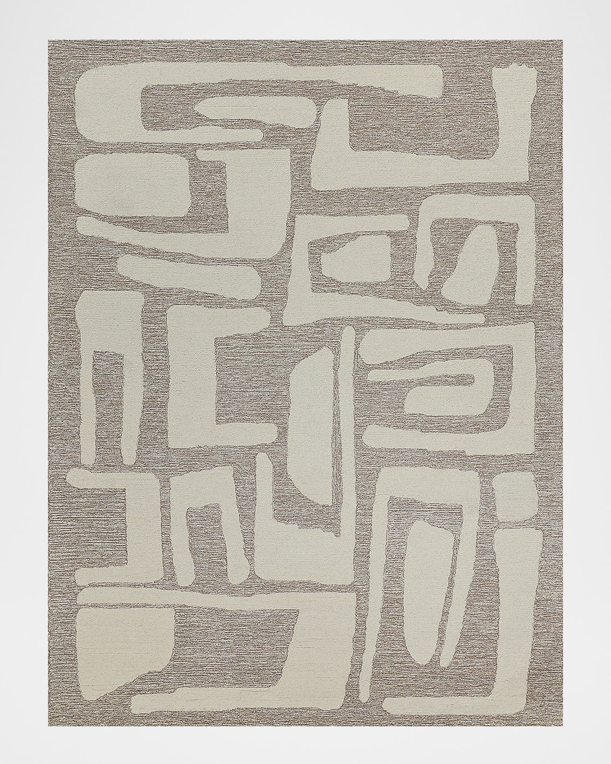 Exquisite Rugs Carmel Hand-tufted Rug In Beige/ivory