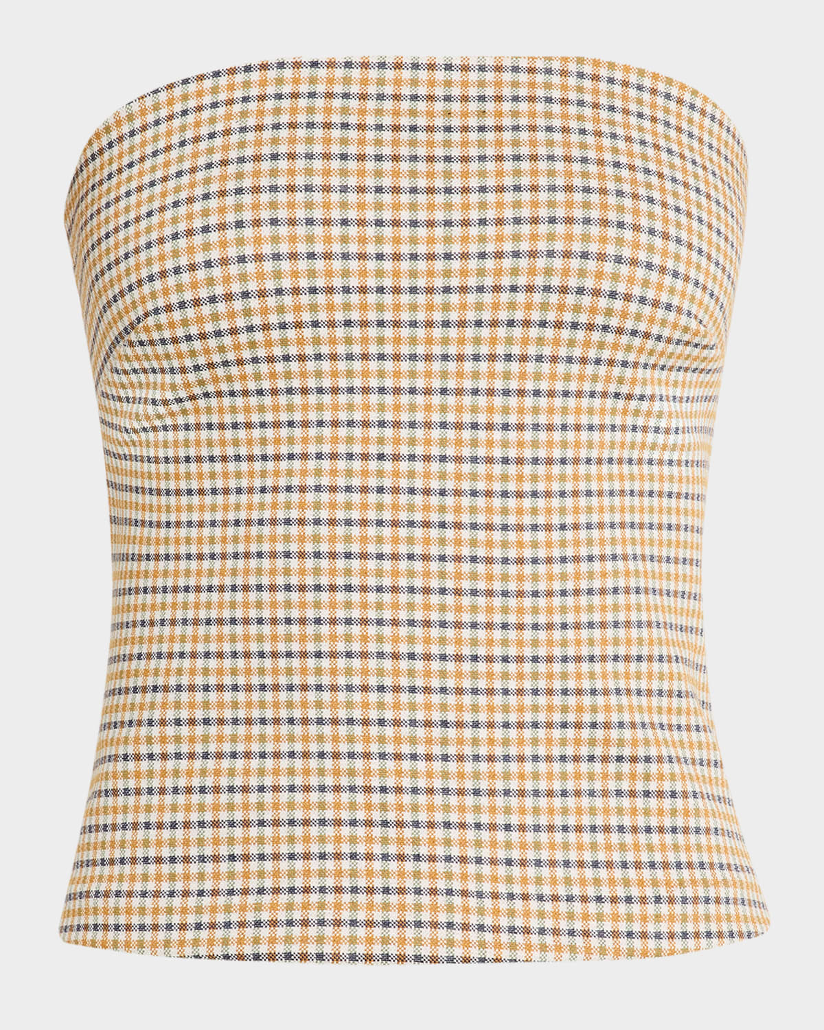 Houndstooth Double Knit Bandeau Top
