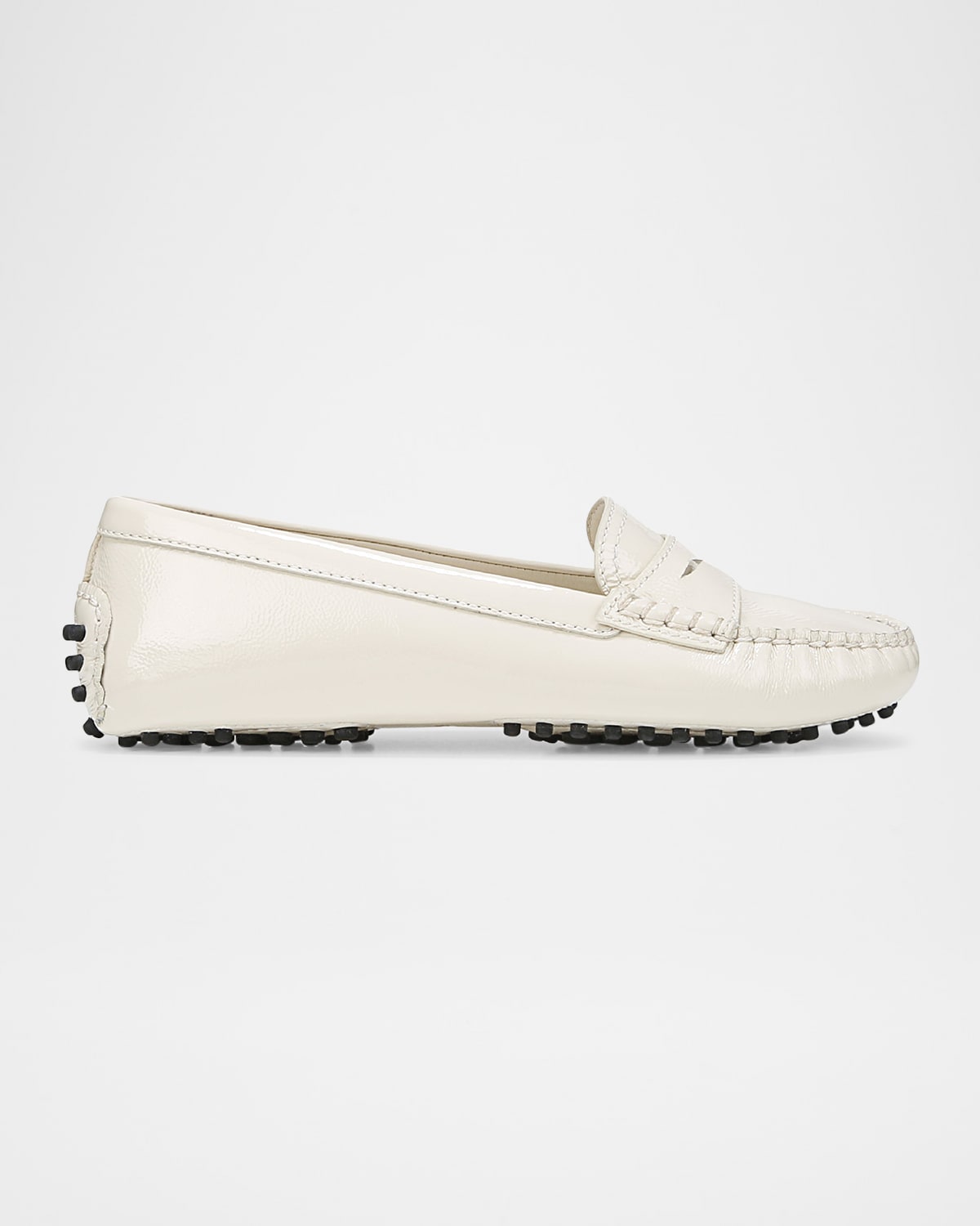 Jia Leather Driver Penny Loafers
