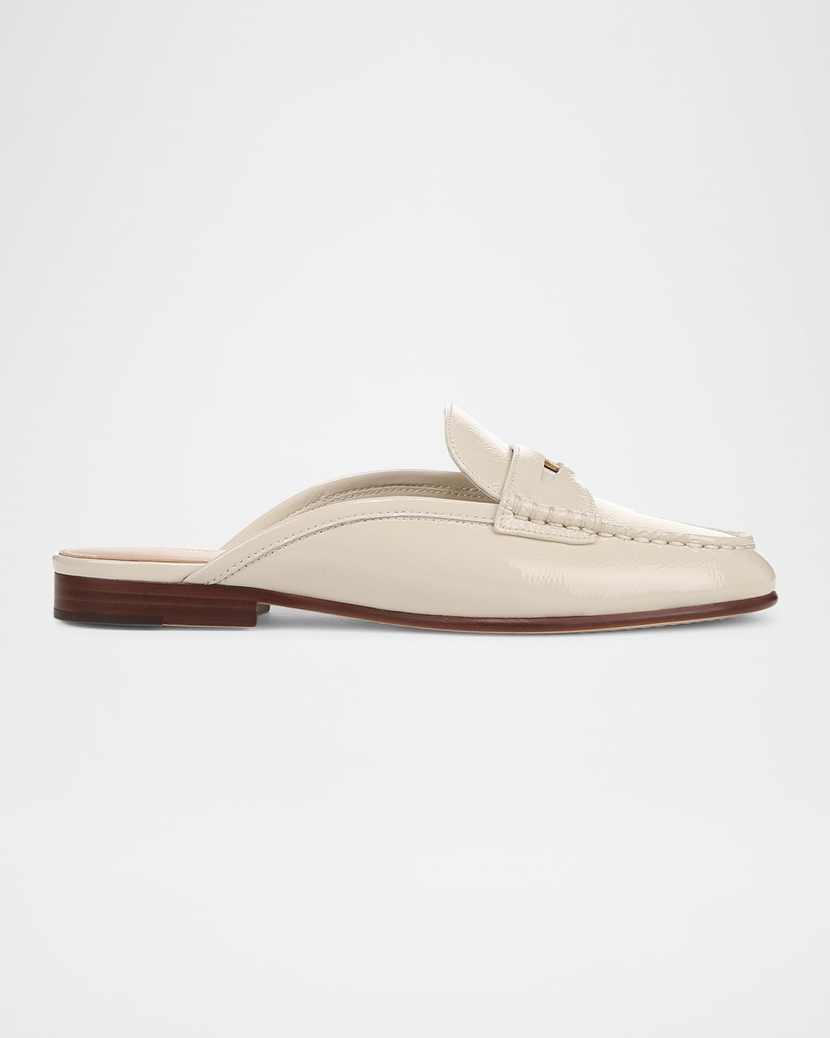 Leather Penny Loafer Mules