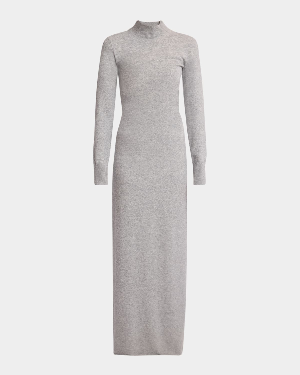 PROENZA SCHOULER ANNETTE LONG-SLEEVE CASHMERE SILK MAXI DRESS 