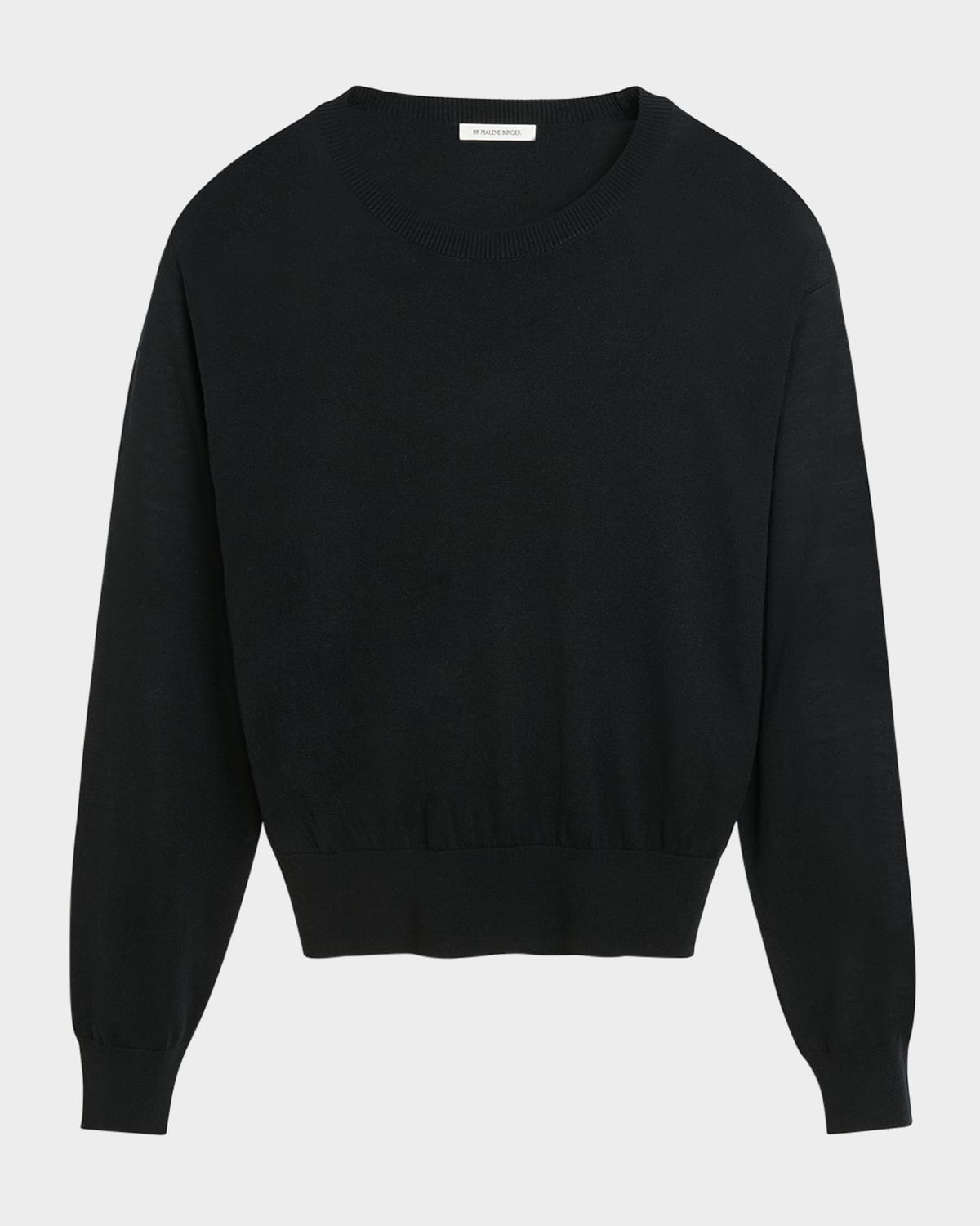 BY MALENE BIRGER MANTEA CREWNECK WOOL-BLEND SWEATER 