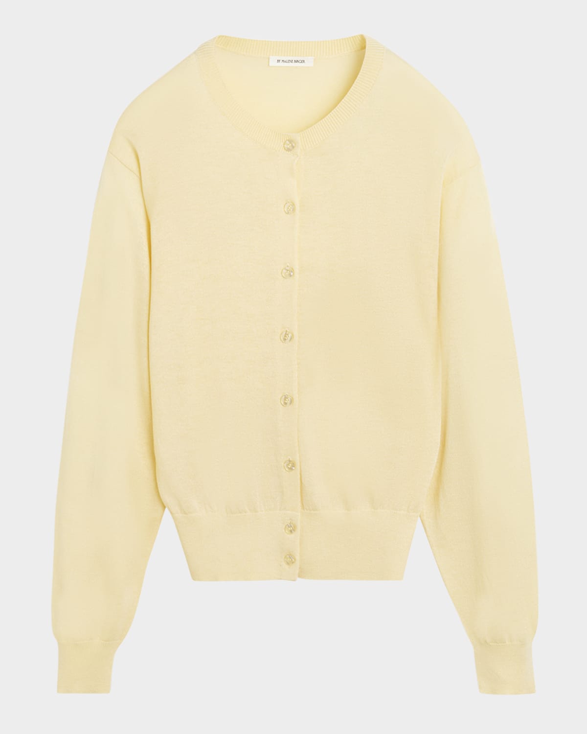 Shop By Malene Birger Montie Button-down Knit Cardigan In Sea Mist