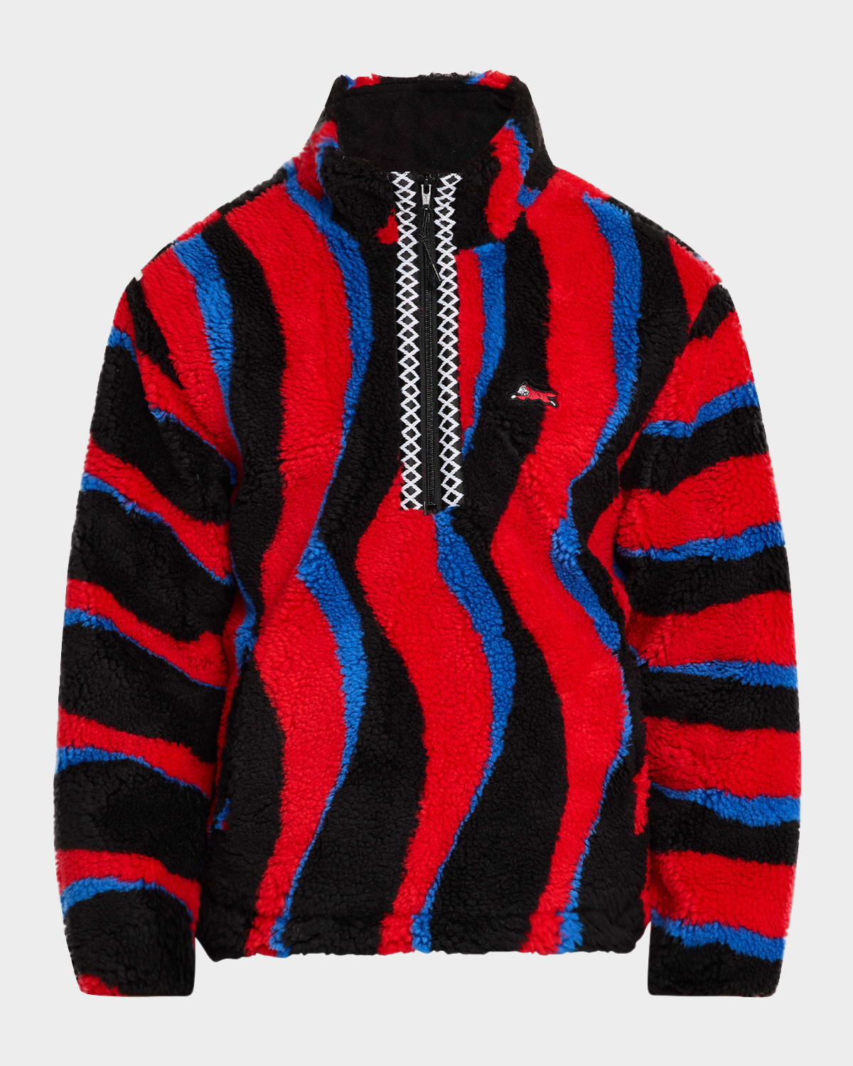 ICECREAM MEN'S SWIRL FLEECE HALF-ZIP jumper