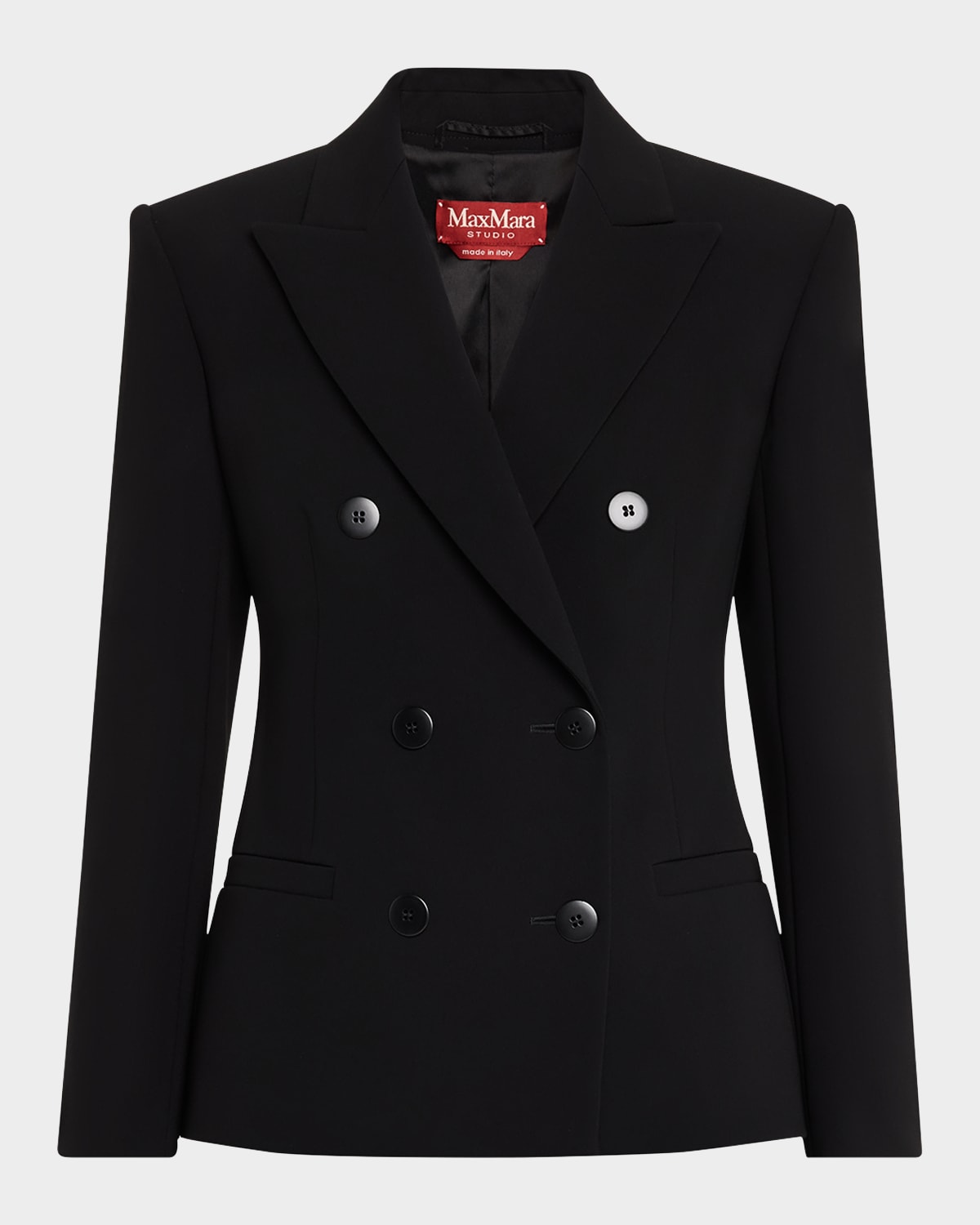 MAX MARA KEY DOUBLE-BREASTED TAILORED BLAZER 
