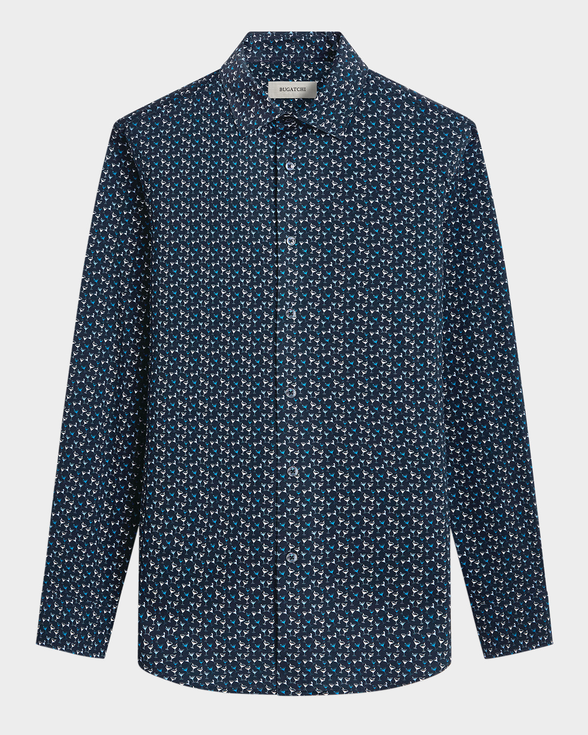 Men's OoohCotton James Cocktail-Print Sport Shirt