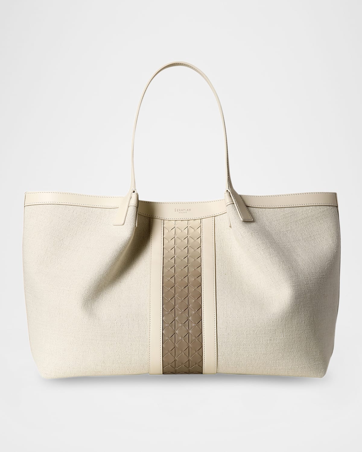 Secret Canvas & Leather Tote Bag