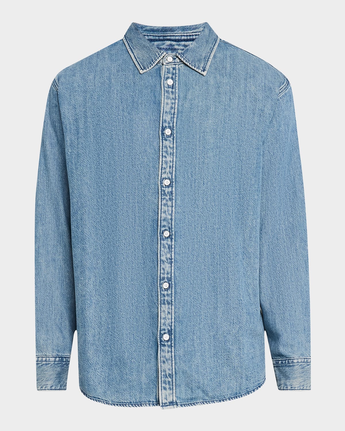 Rag & Bone Button-up Denim Shirt In Corbin